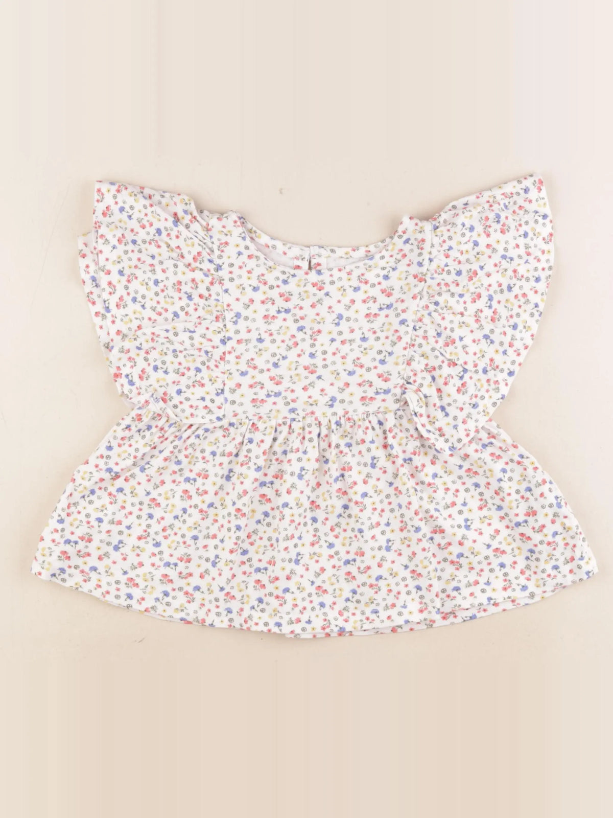 Vertbaudet - tee-shirt blanc - 6 ans