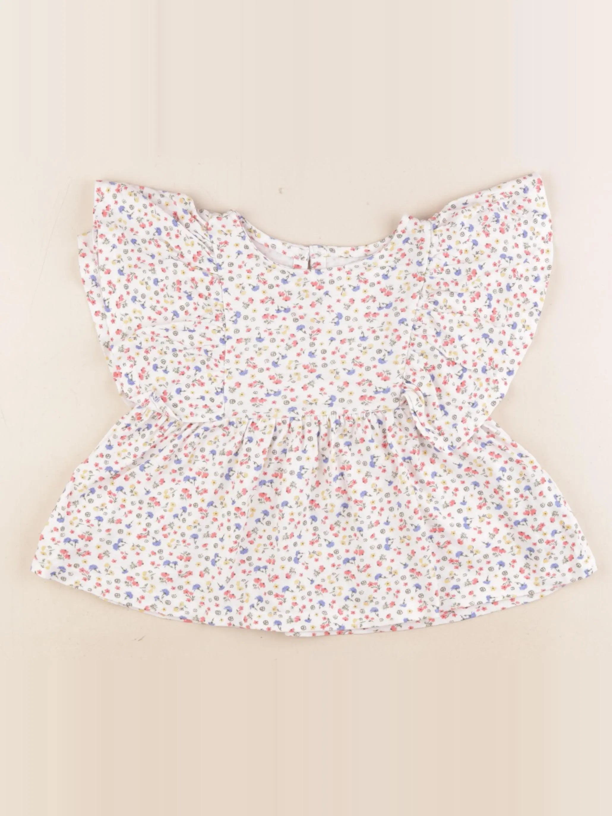 Vertbaudet - tee-shirt blanc - 6 ans