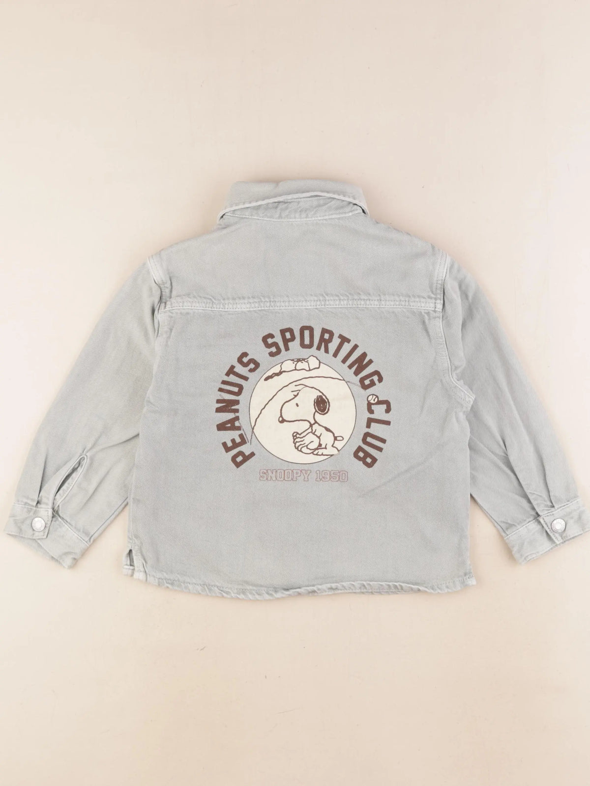 Zara - veste imprimé au dos bleu - 2/3 ans