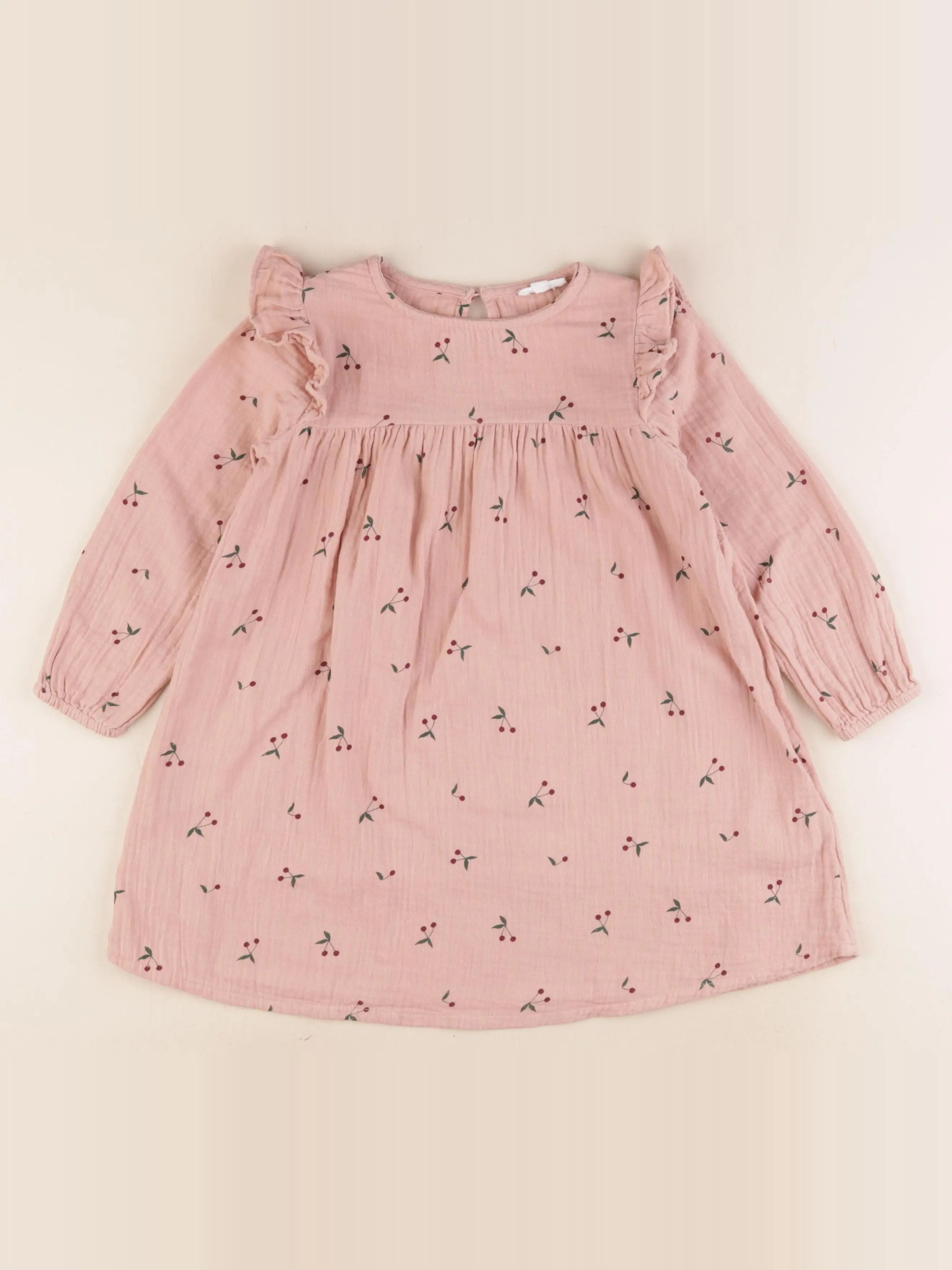 Vertbaudet - robe rose - 4 ans