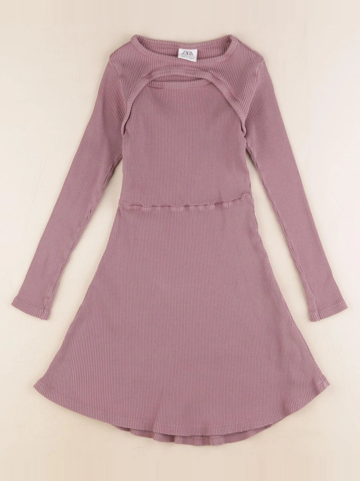 Zara - robe violet - 8 ans