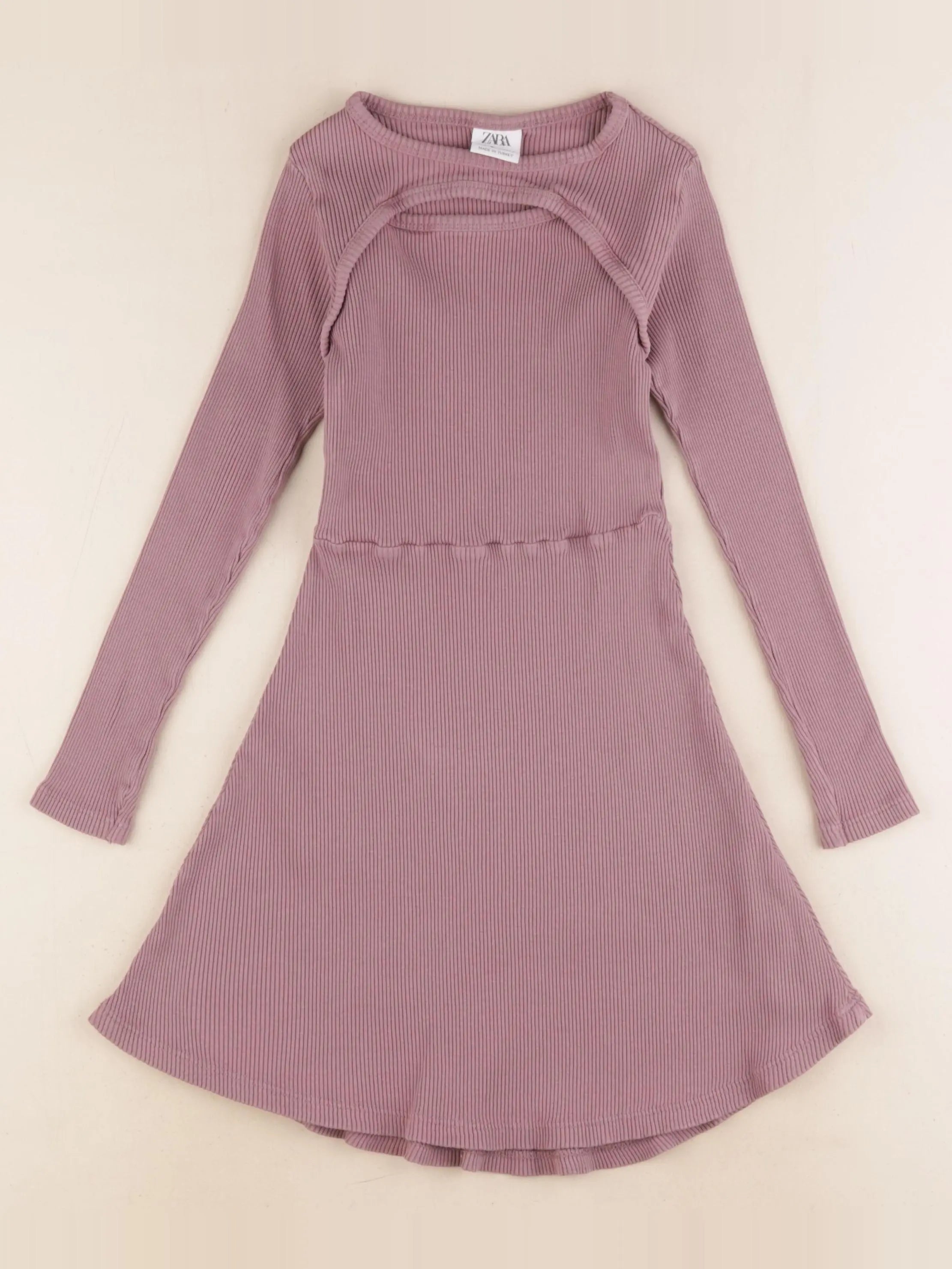 Zara - robe violet - 8 ans