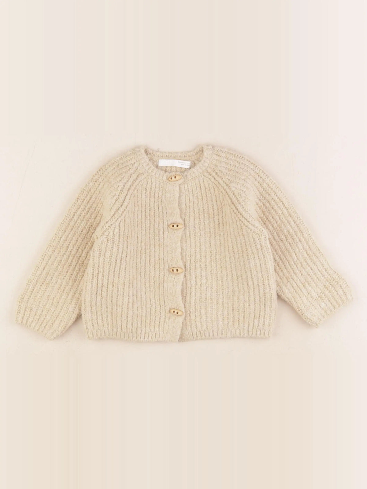 Zara - gilet jaune - 6/9 mois