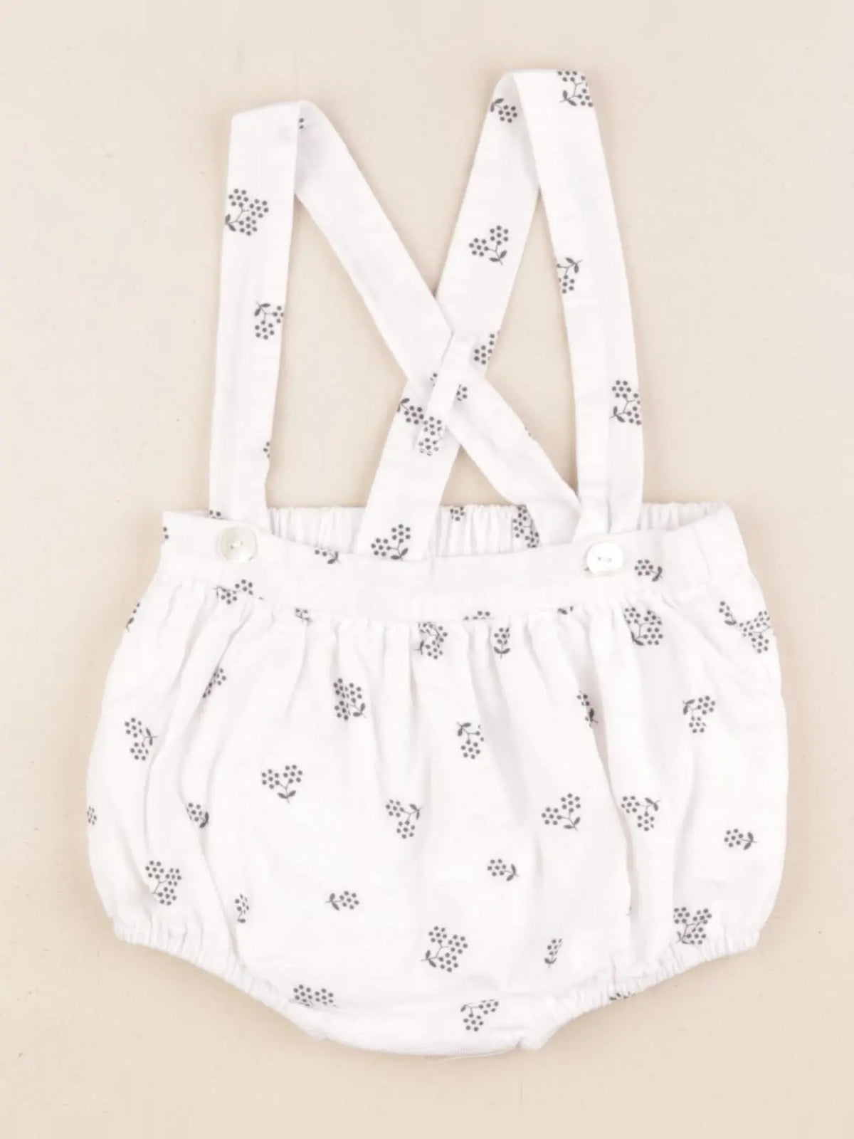 Jacadi - bloomer blanc, noir - 6 mois