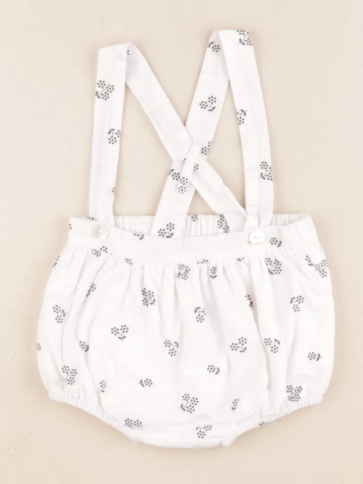 Jacadi - bloomer blanc, noir - 6 mois