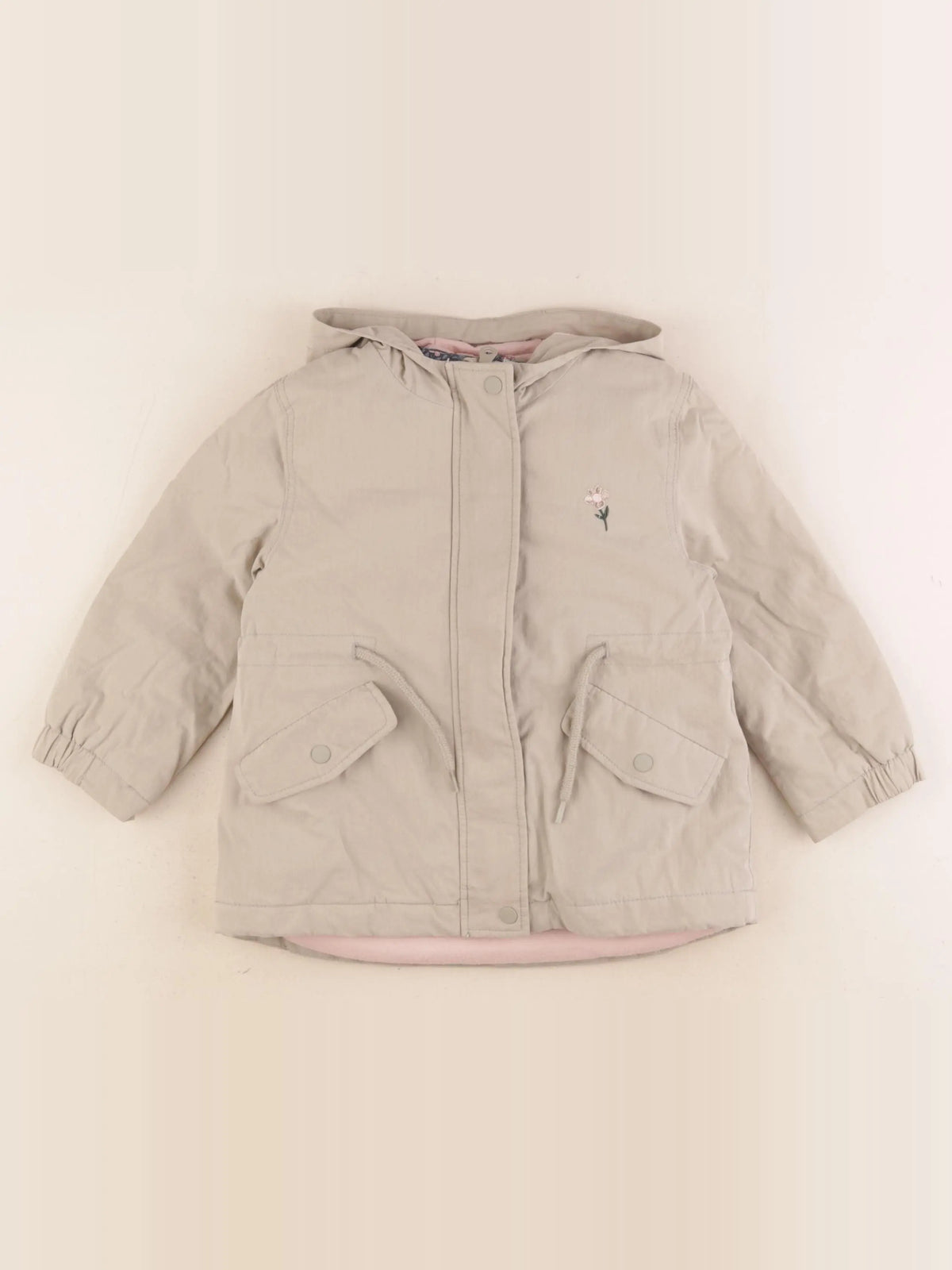 Vertbaudet - parka vert - 3 ans