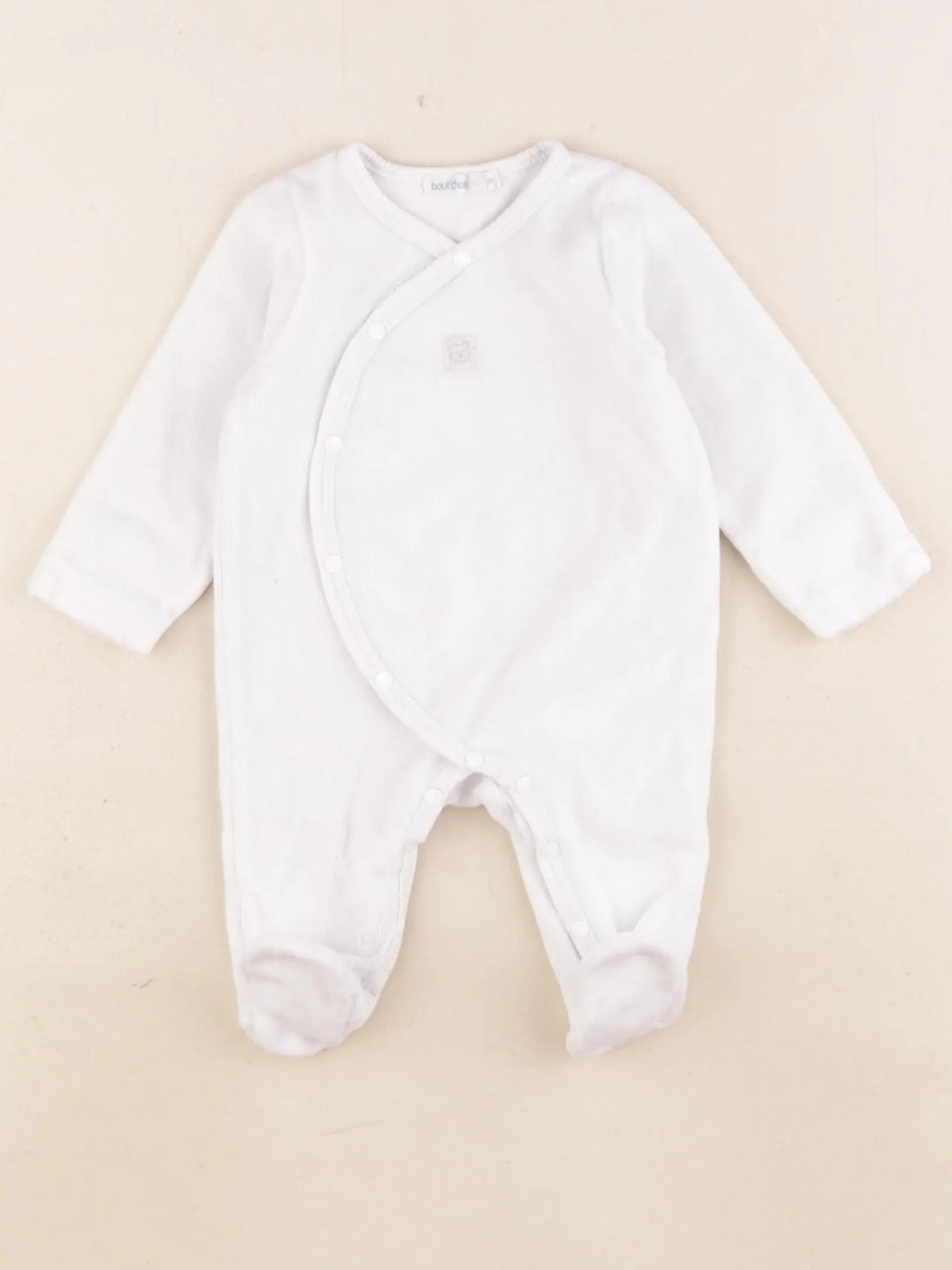 Boutchou - pyjama velours bleu - 1 mois