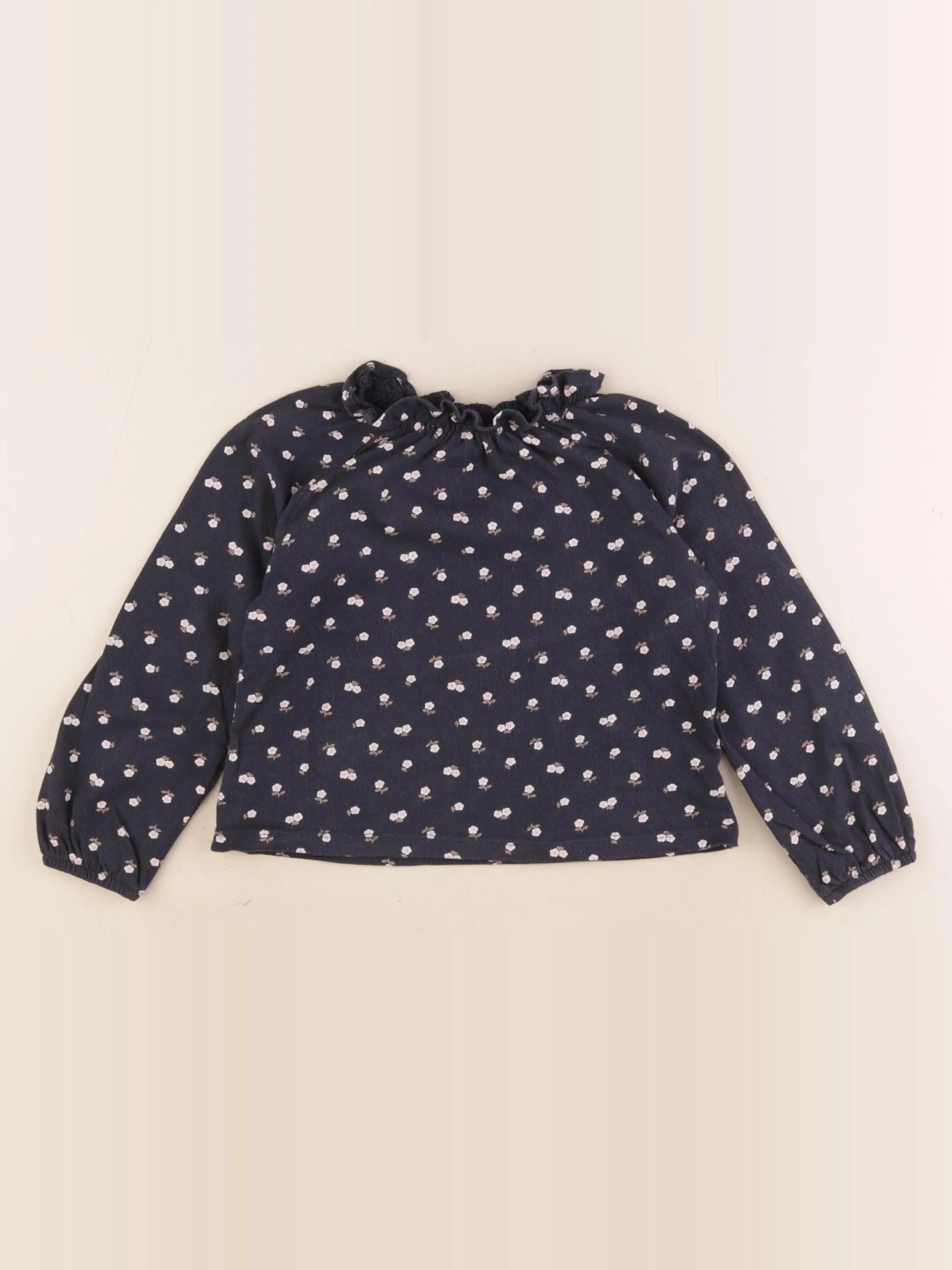 Vertbaudet - tee-shirt bleu - 4 ans