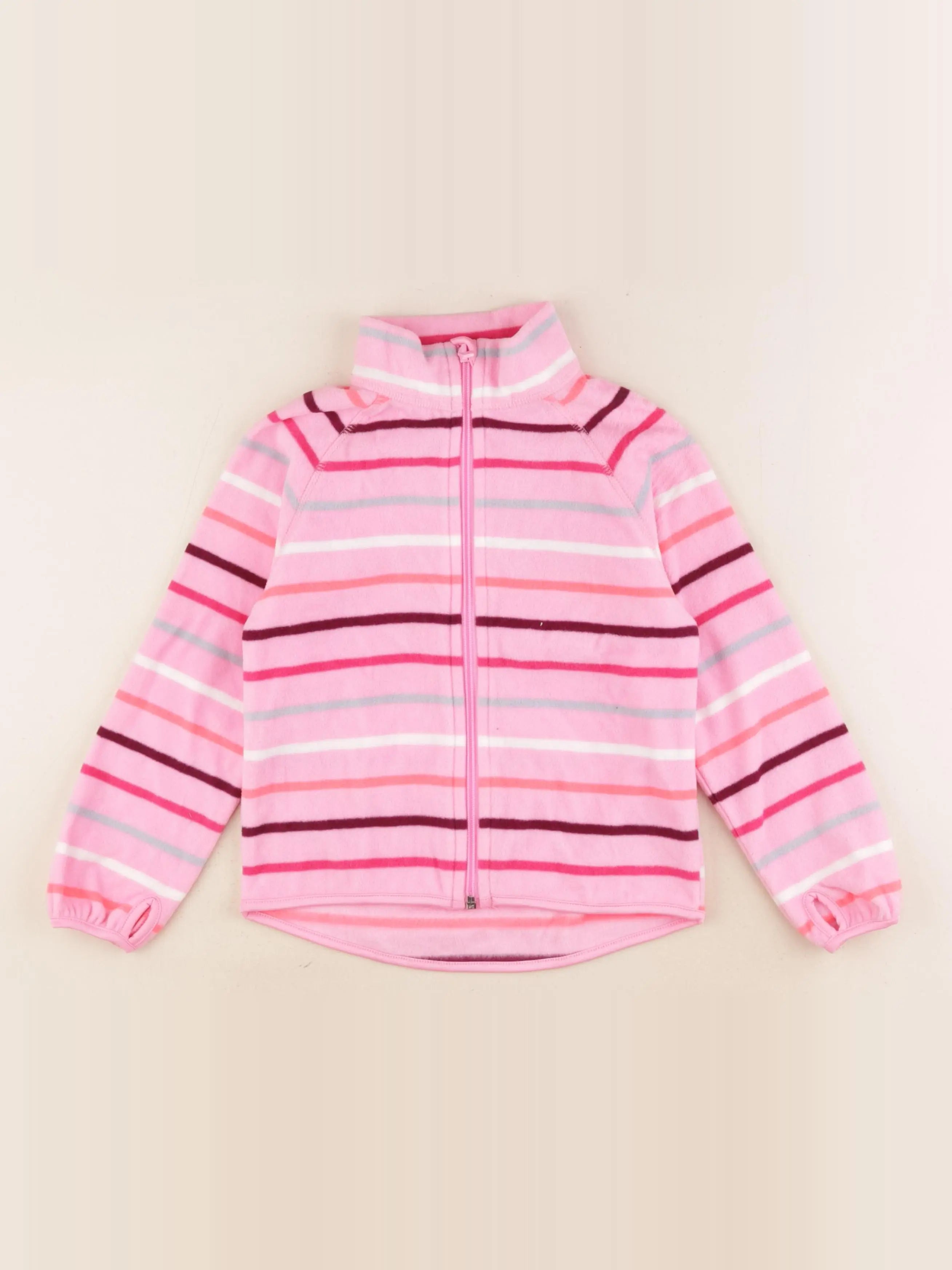 H&M - polaire rose - 3/4 ans