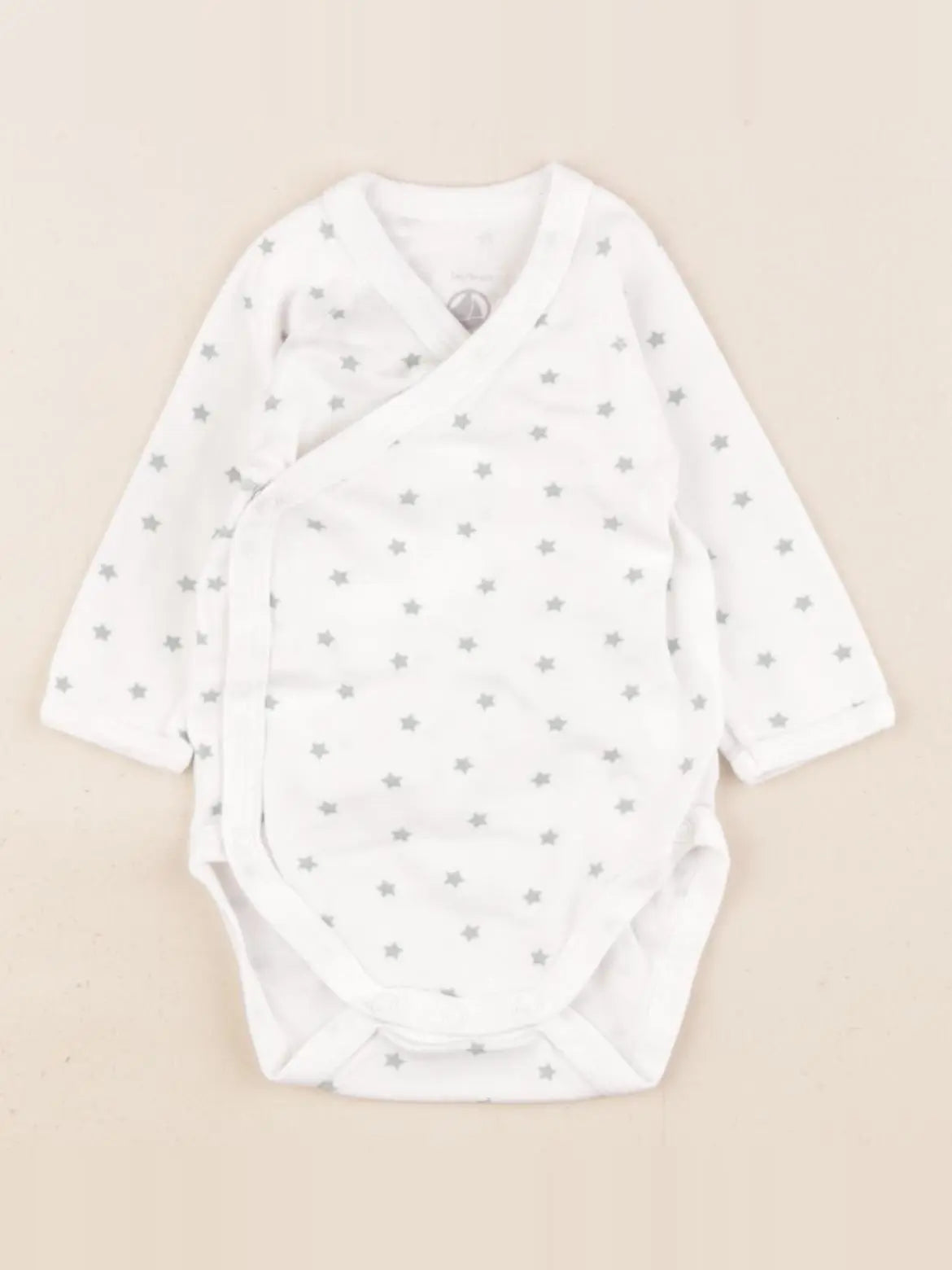 Petit Bateau - body blanc - 1 mois