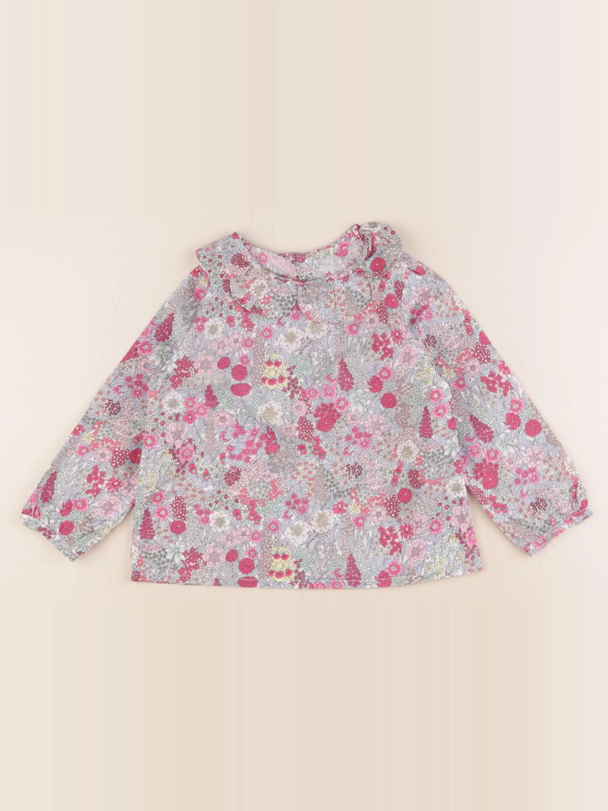 Jacadi - blouse liberty multicolore - 3 ans