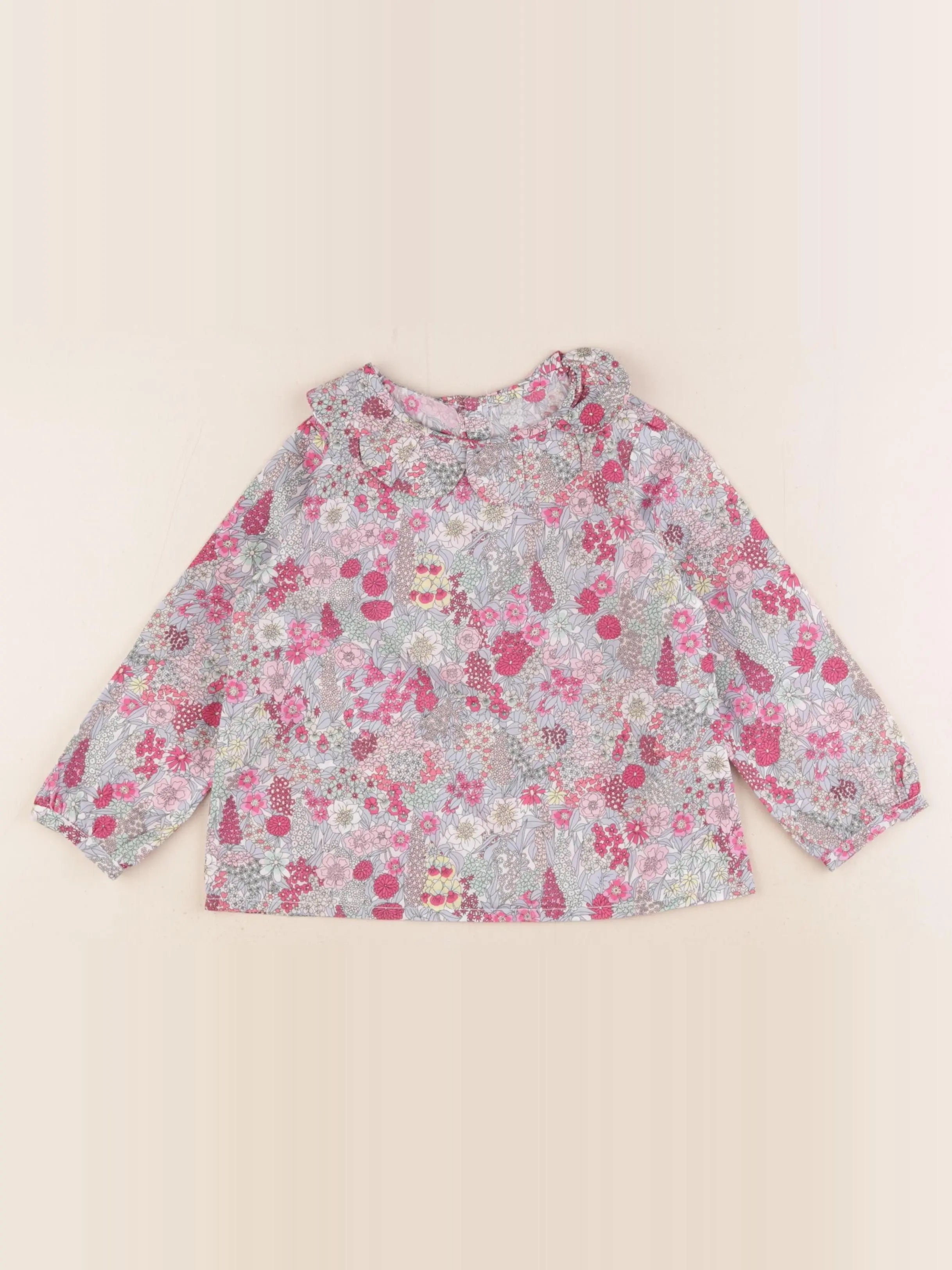 Jacadi - blouse liberty multicolore - 3 ans