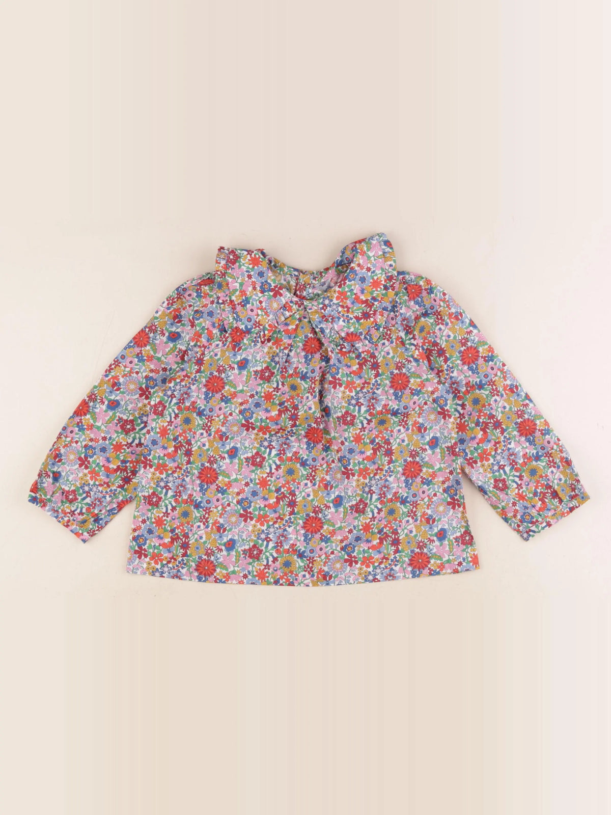 Jacadi - blouse liberty multicolore - 3 ans