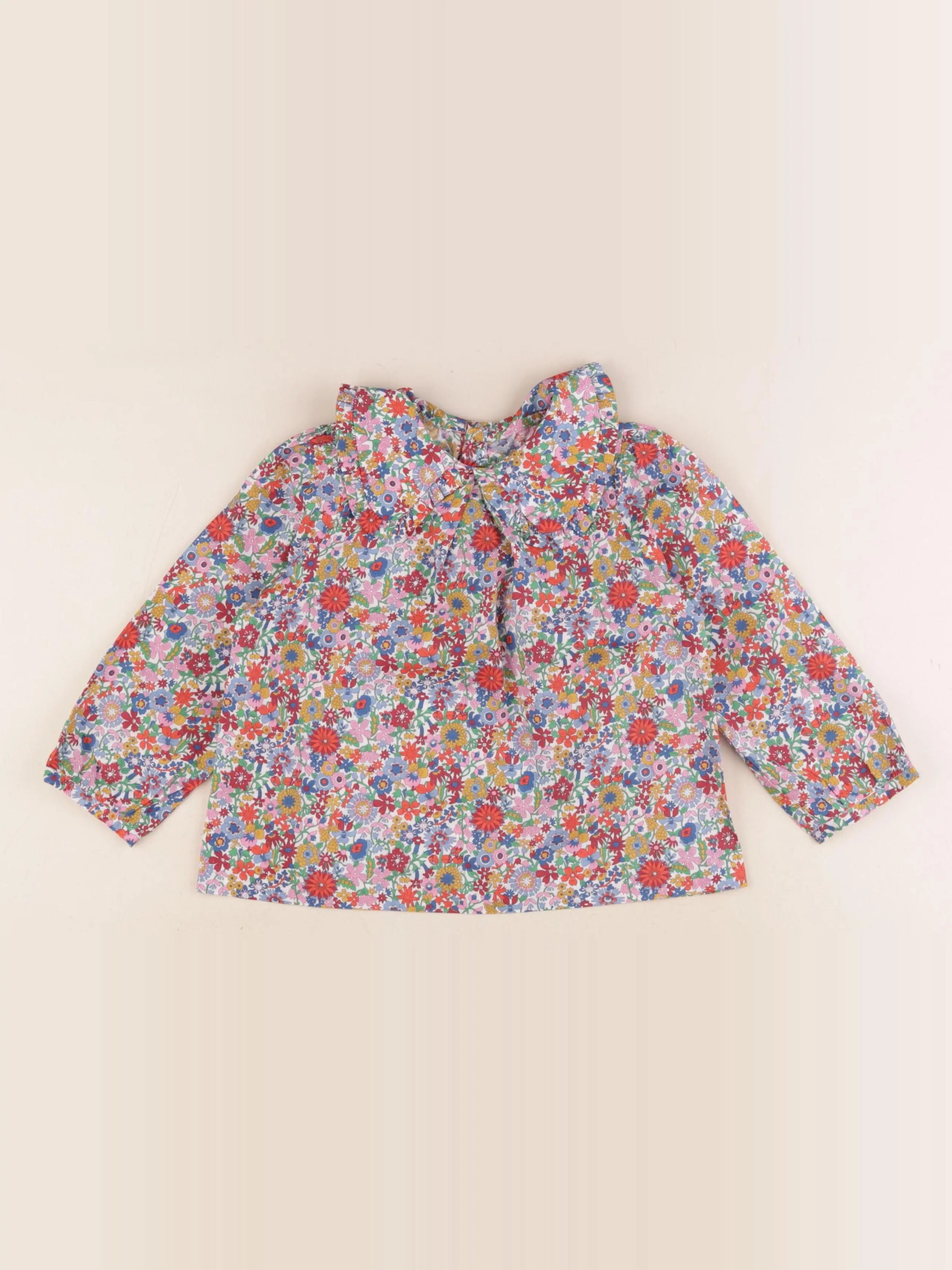 Jacadi - blouse liberty multicolore - 3 ans