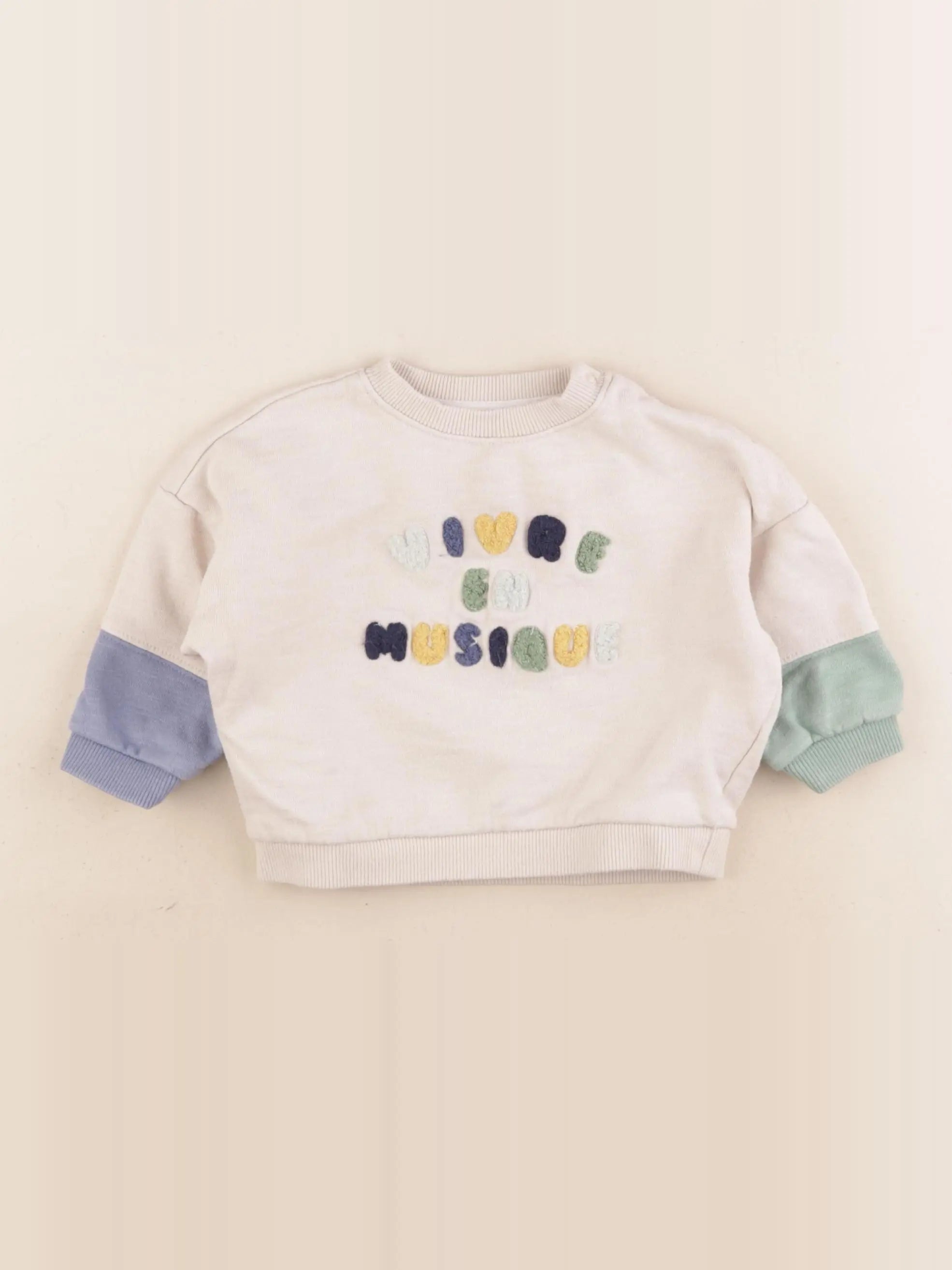 Boutchou - sweat beige - 12 mois