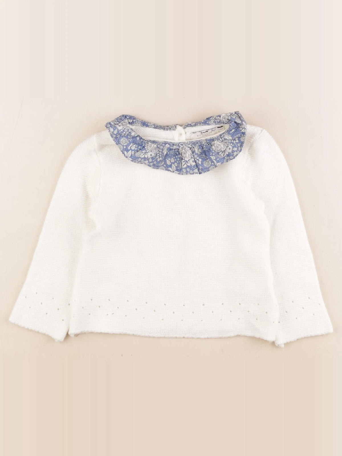 Cyrillus - pull beige - 24 mois