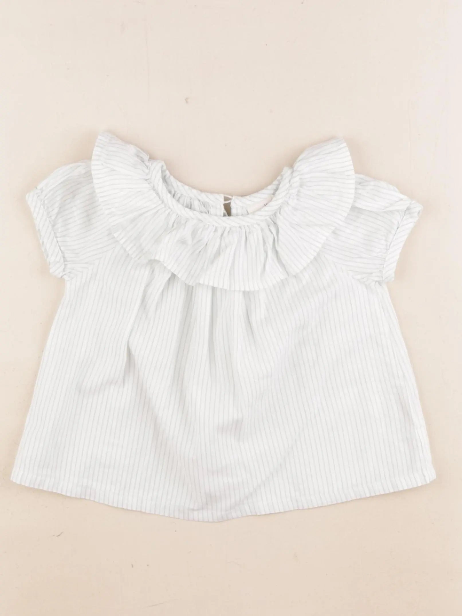Lililotte - blouse blanc, vert - 9/12 mois