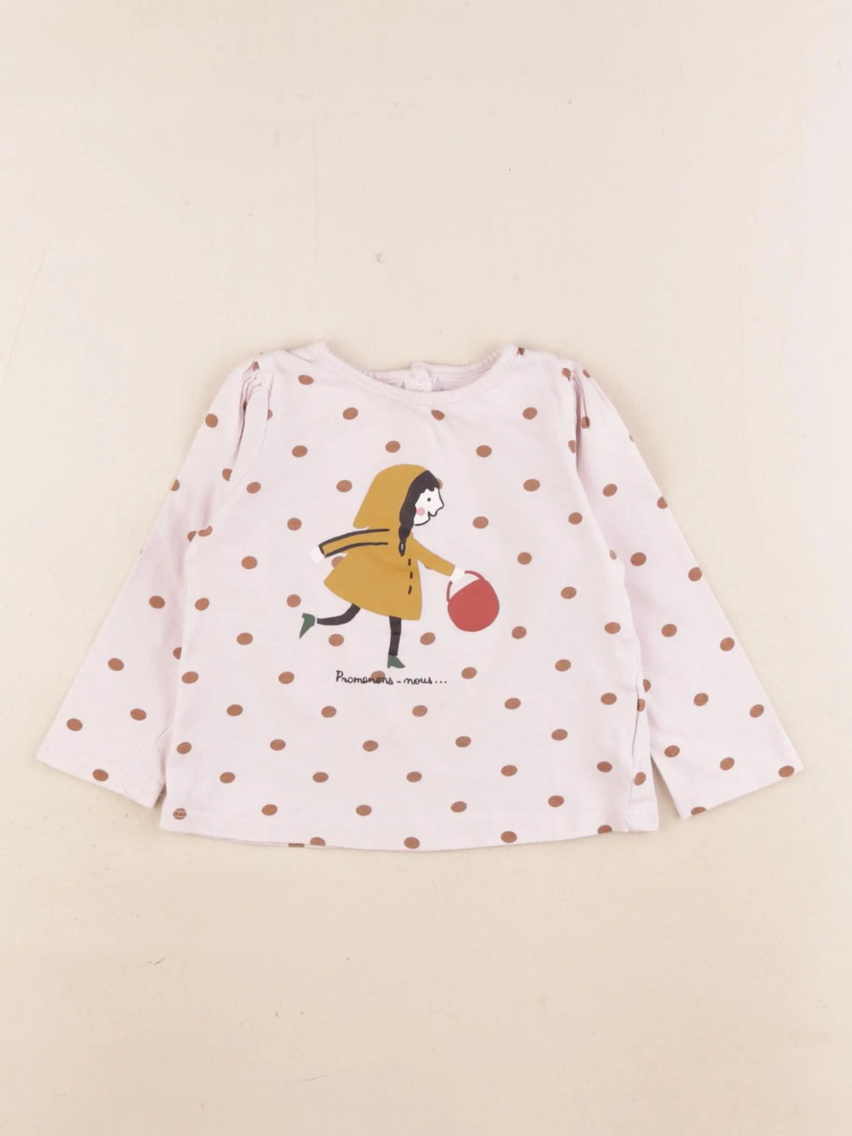 Boutchou - tee-shirt rose - 12 mois