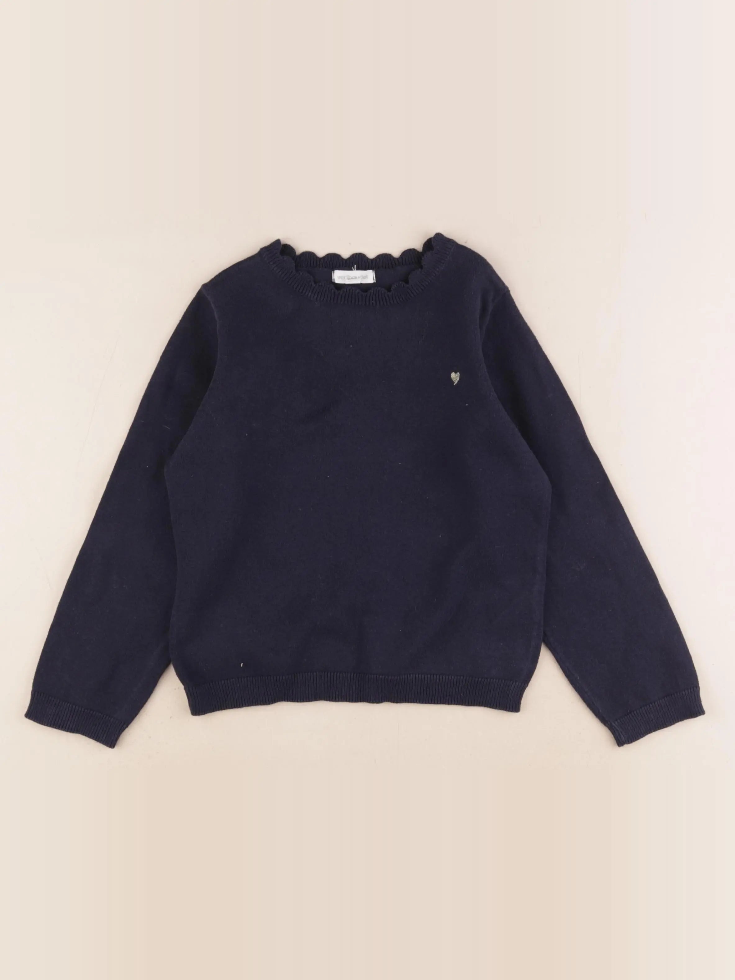 Vertbaudet - pull bleu - 6 ans