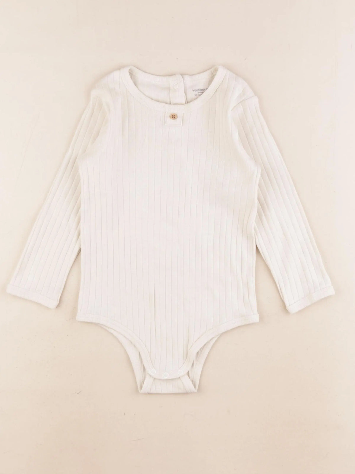 Vertbaudet - body beige - 36 mois