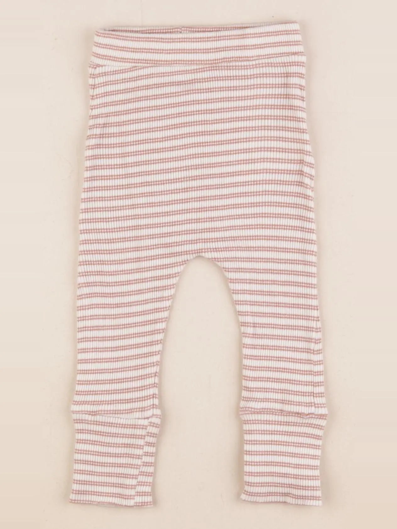 Vertbaudet - legging beige - 6 mois