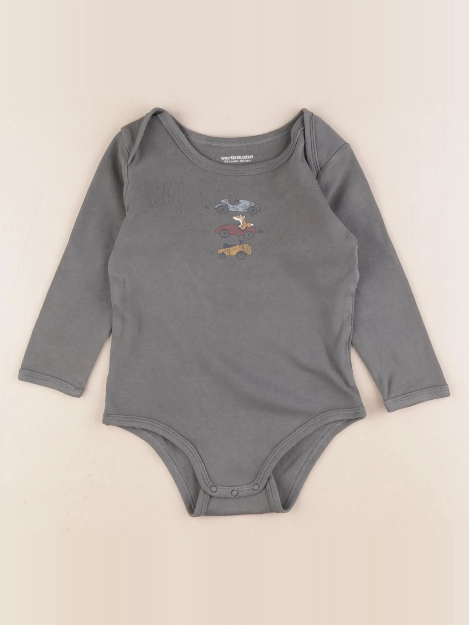 Vertbaudet - body vert - 24 mois