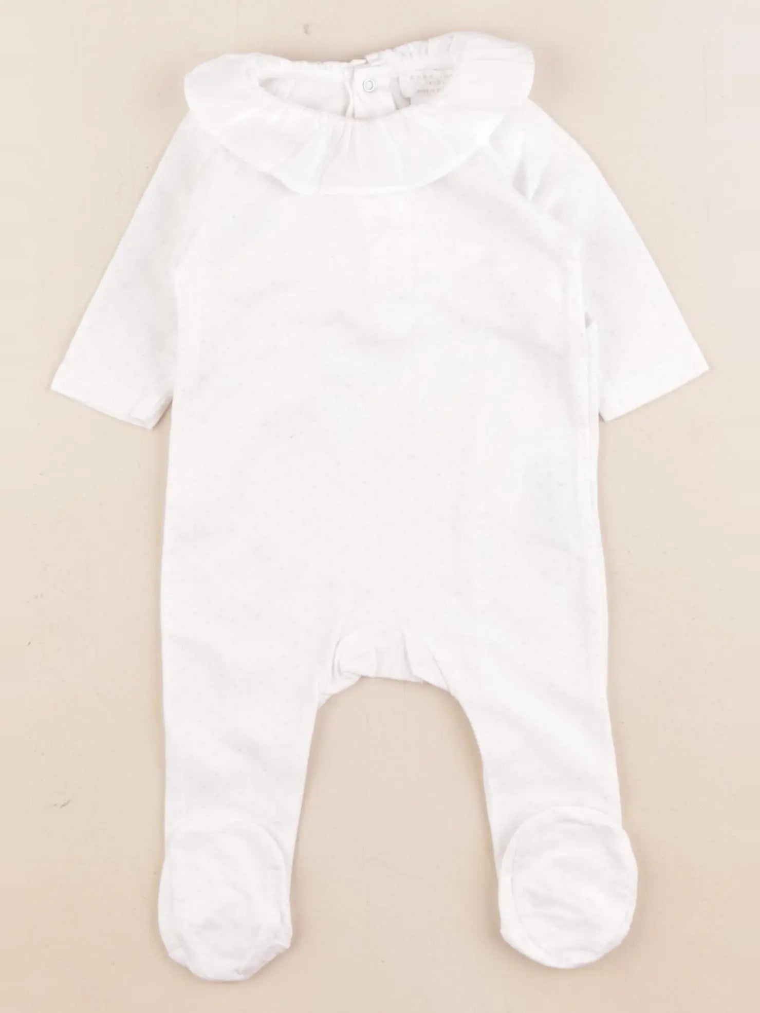 Zara - pyjama coton blanc - 1/3 mois
