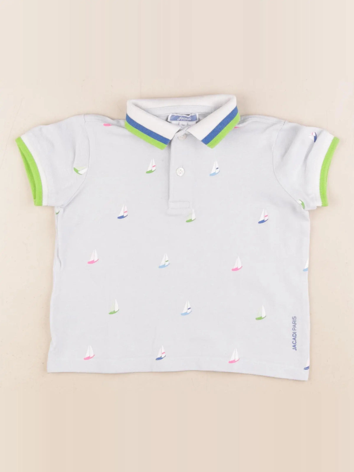 Jacadi - polo bleu - 3 ans