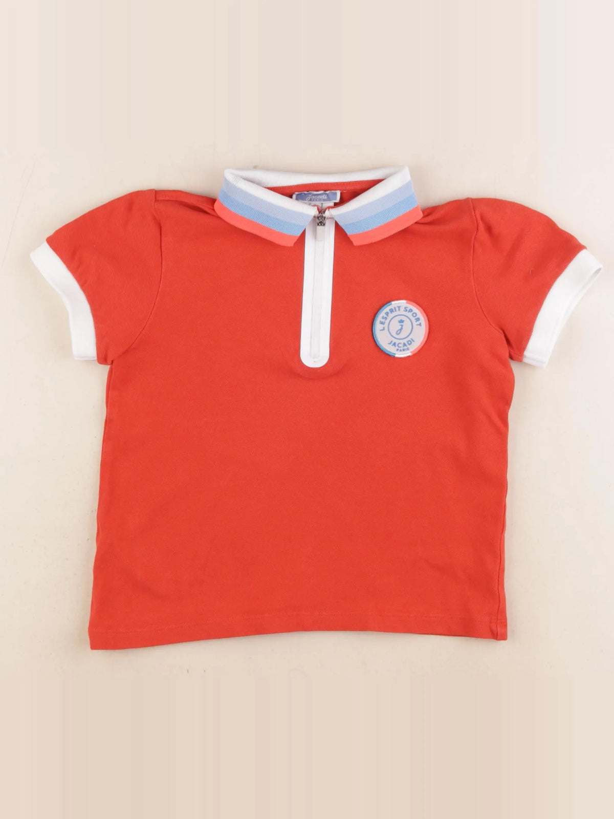 Jacadi - polo rouge - 6 ans