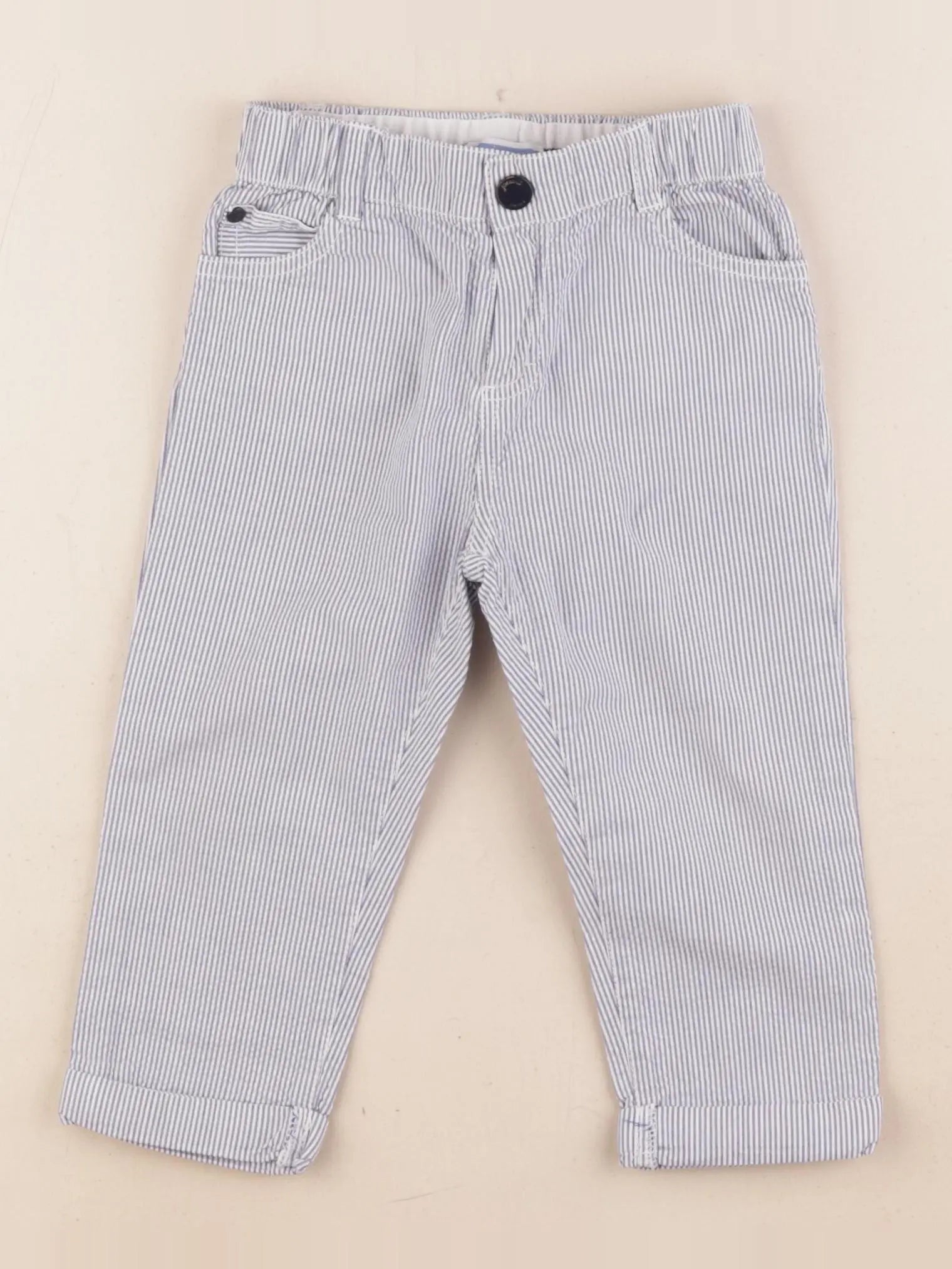Jacadi - pantalon bleu - 18 mois