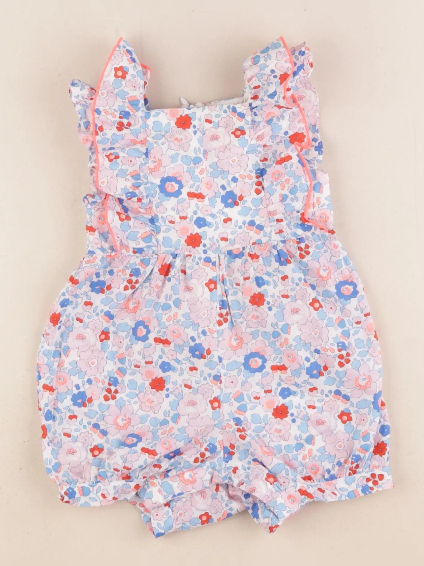 Jacadi - combinaison liberty multicolore - 12 mois