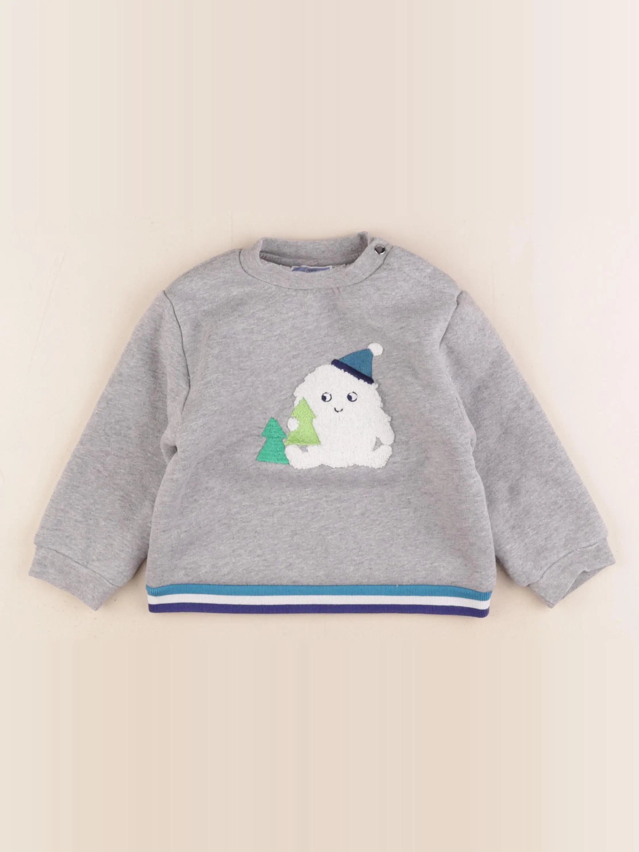 Jacadi - sweat gris - 36 mois