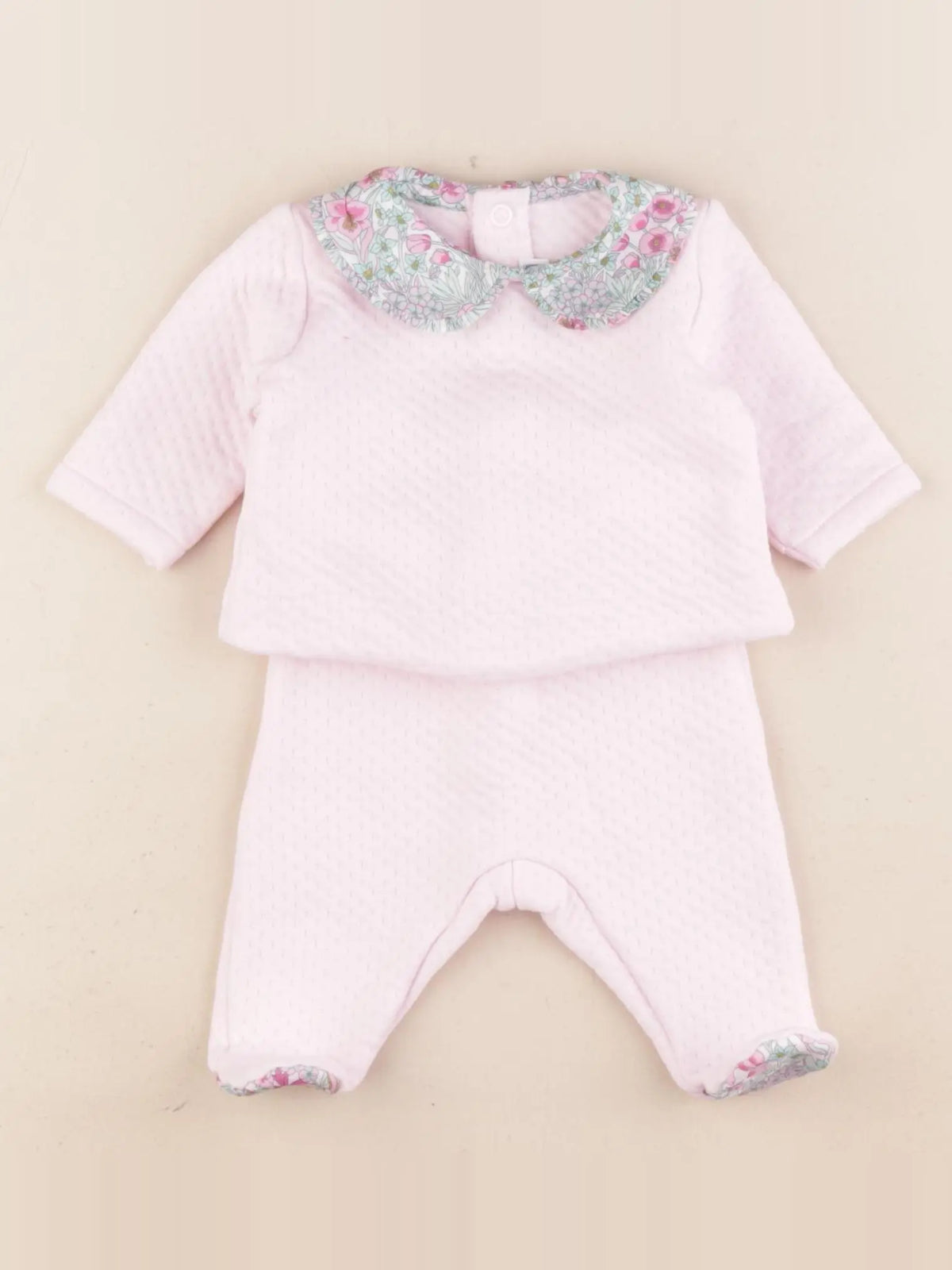 Jacadi - ensemble rose - 1 mois