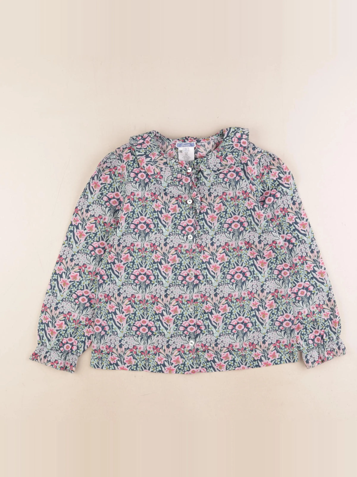 Jacadi - blouse liberty multicolore - 8 ans