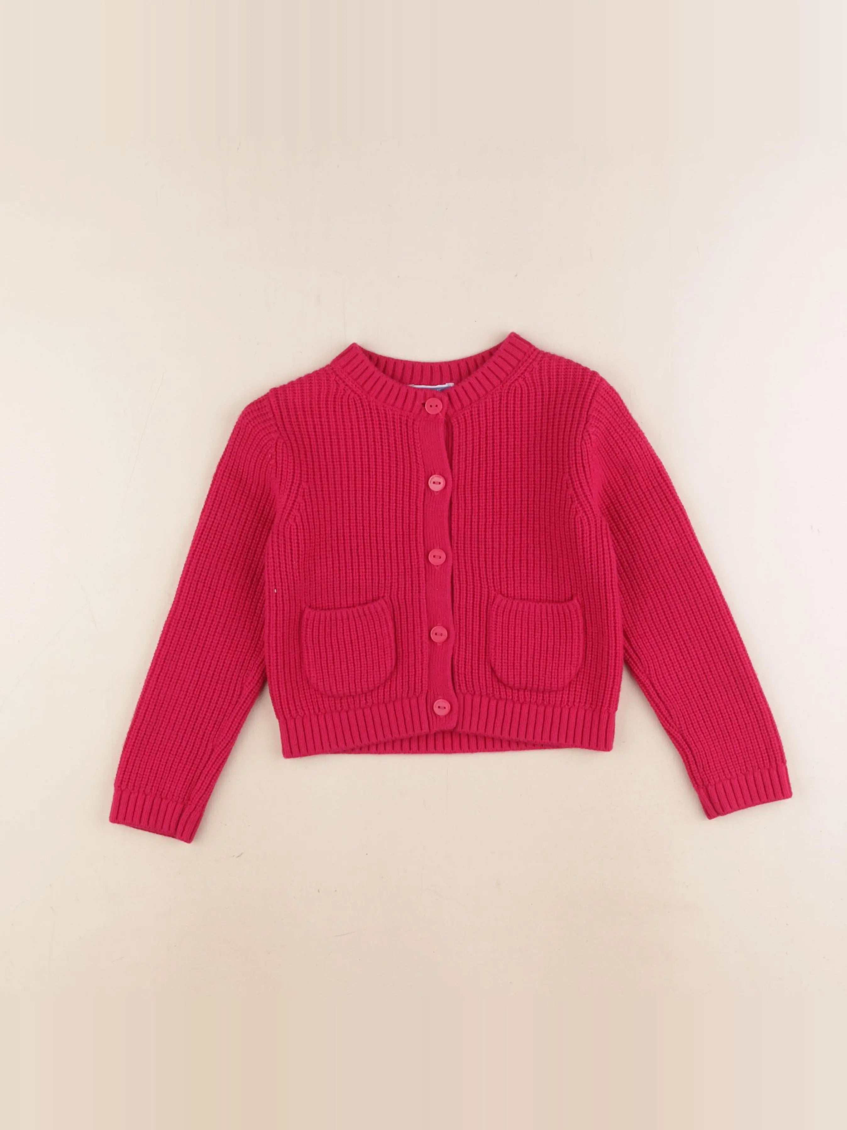 Jacadi - gilet rose - 4 ans