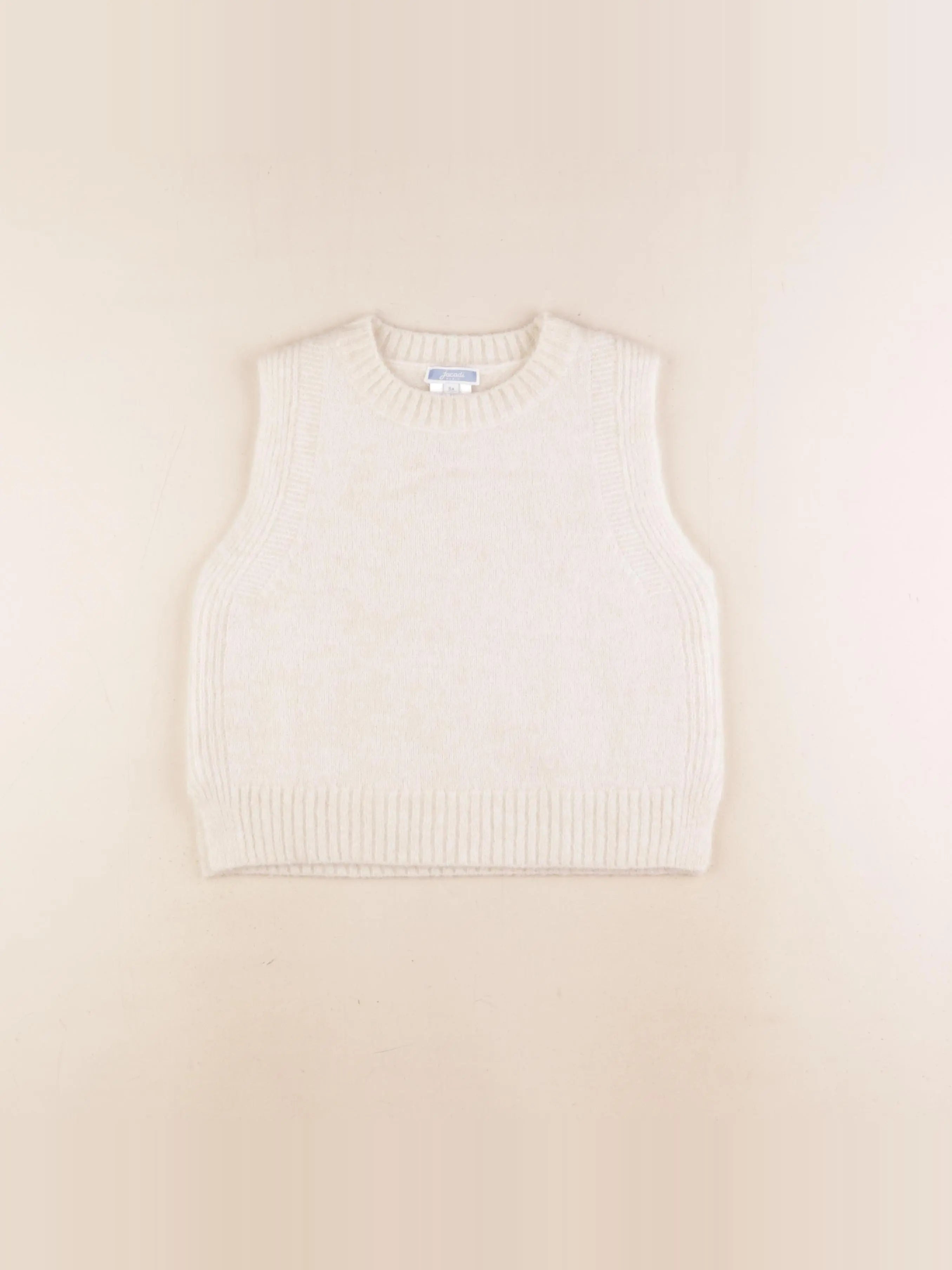 Jacadi - pull blanc - 8 ans