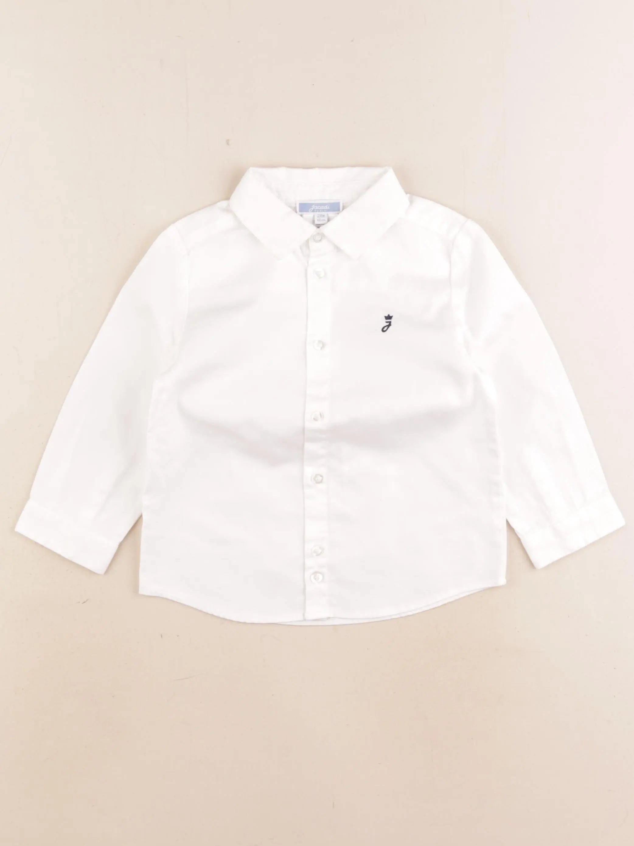 Jacadi - chemise blanc - 24 mois