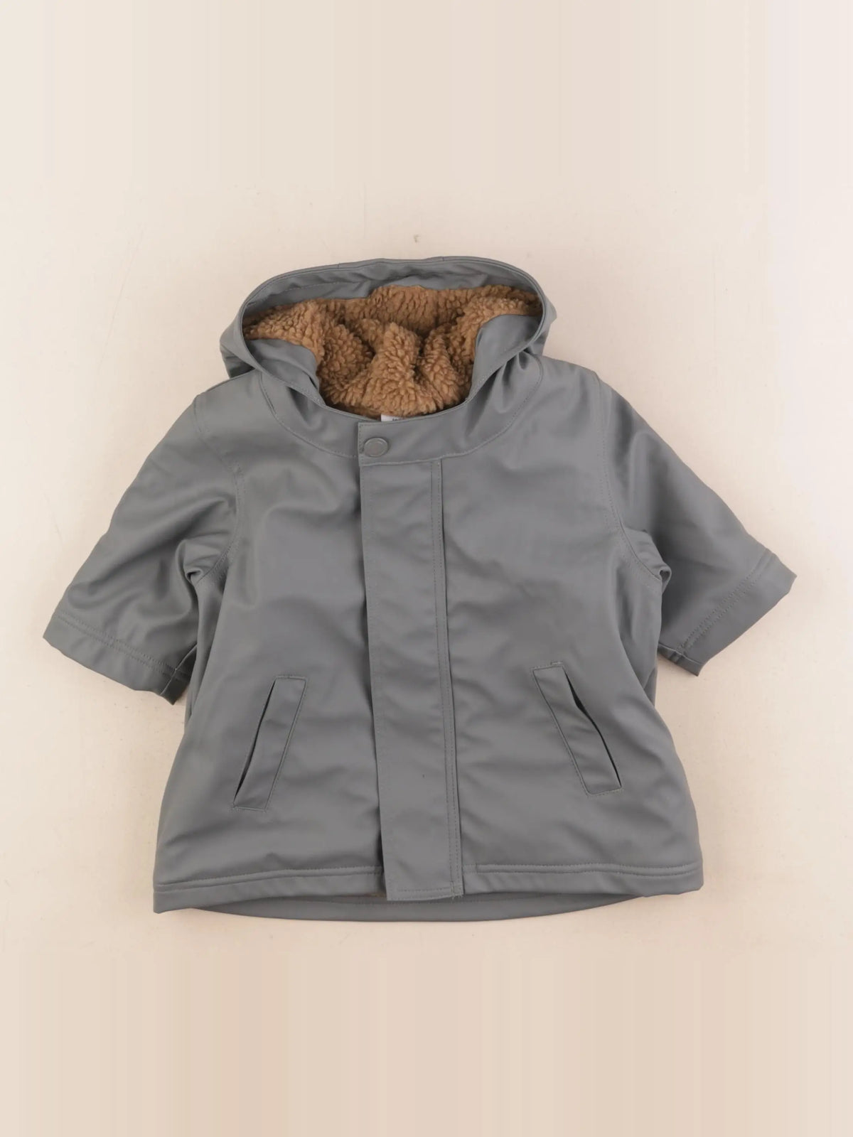Petit Bateau - imperméable vert - 6 mois