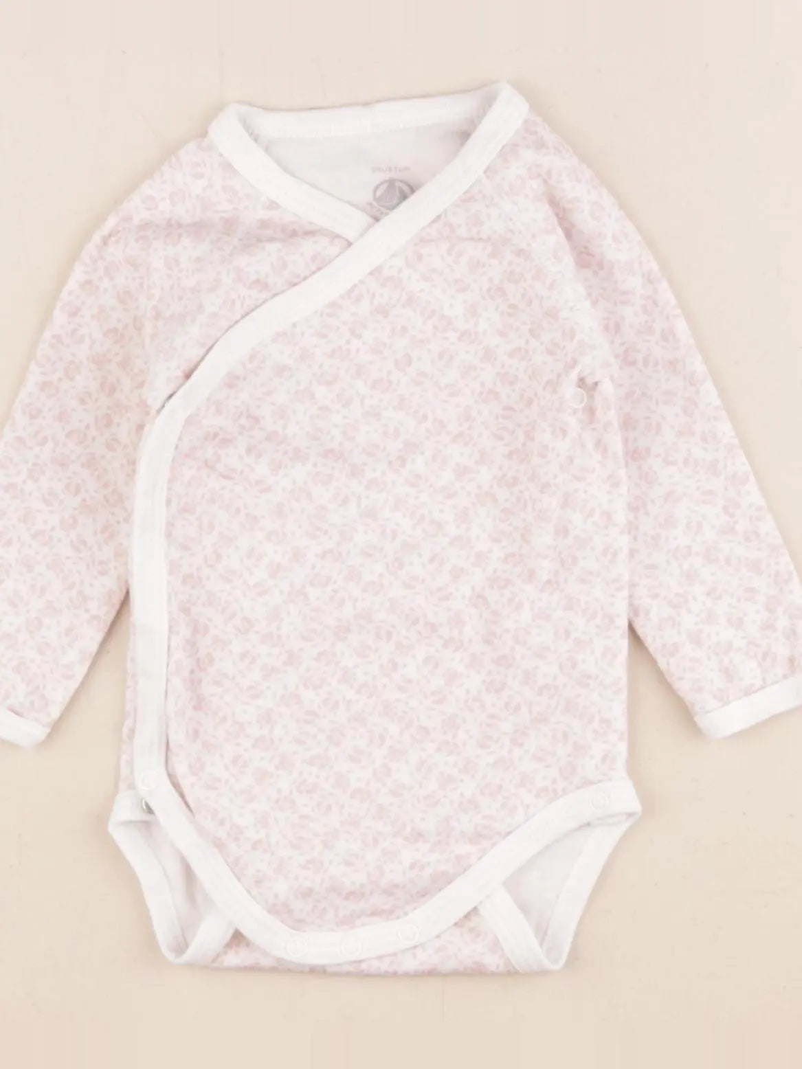 Petit Bateau - body rose - 6 mois
