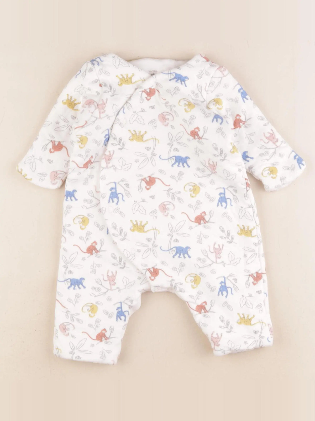 Petit Bateau - pyjama coton multicolore - 3 mois