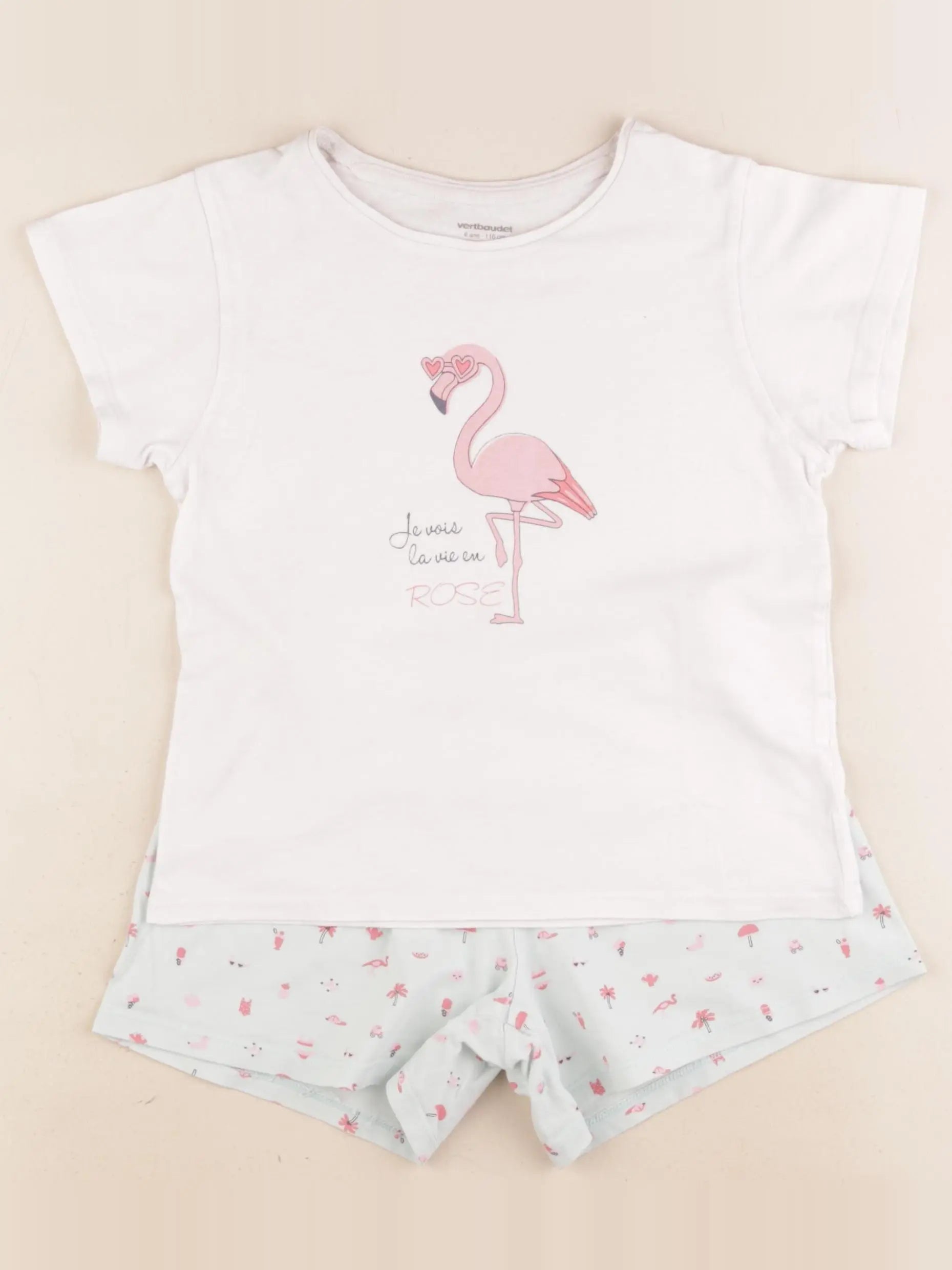 Vertbaudet - pyjama coton multicolore - 6 ans