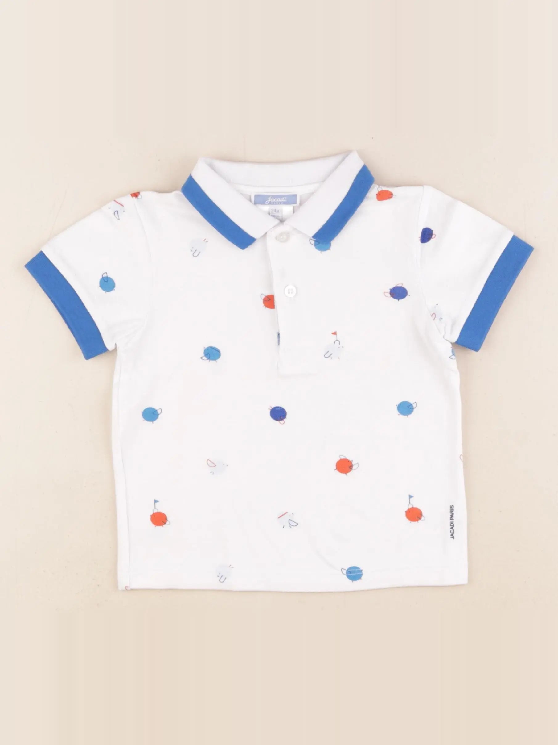 Jacadi - polo multicolore - 24 mois