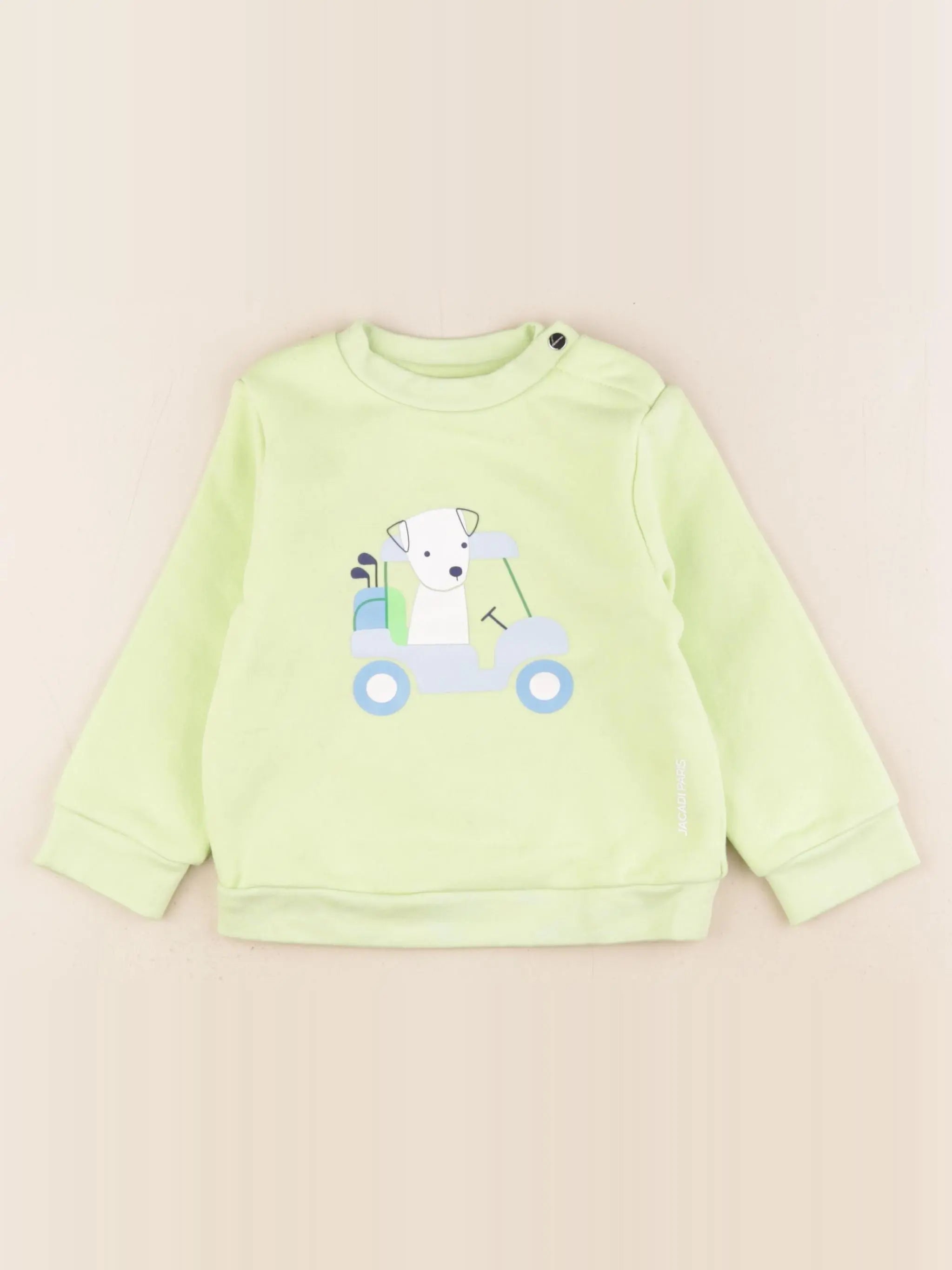 Jacadi - sweat jaune - 24 mois