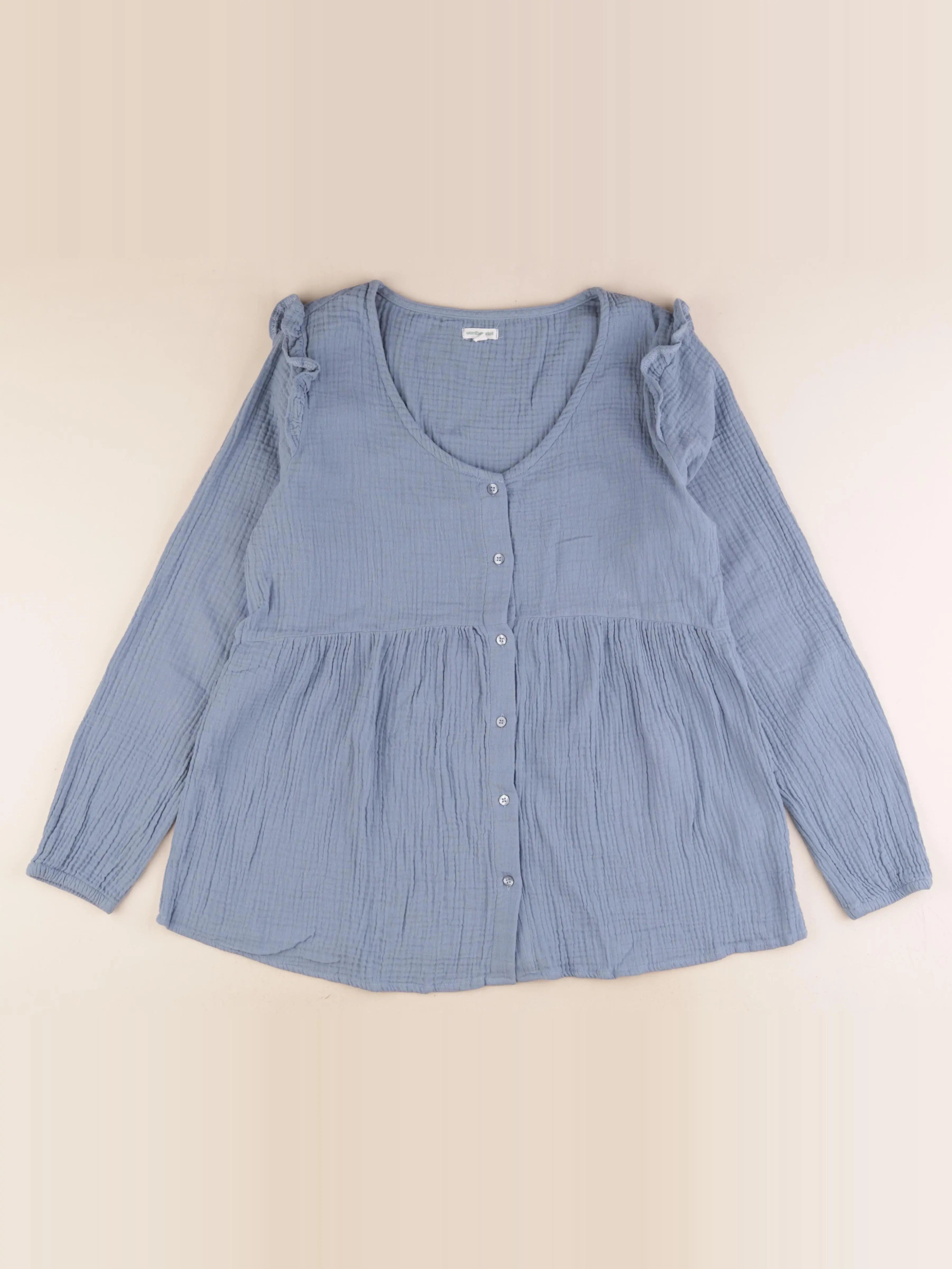 Vertbaudet - blouse grossesse bleu - 40