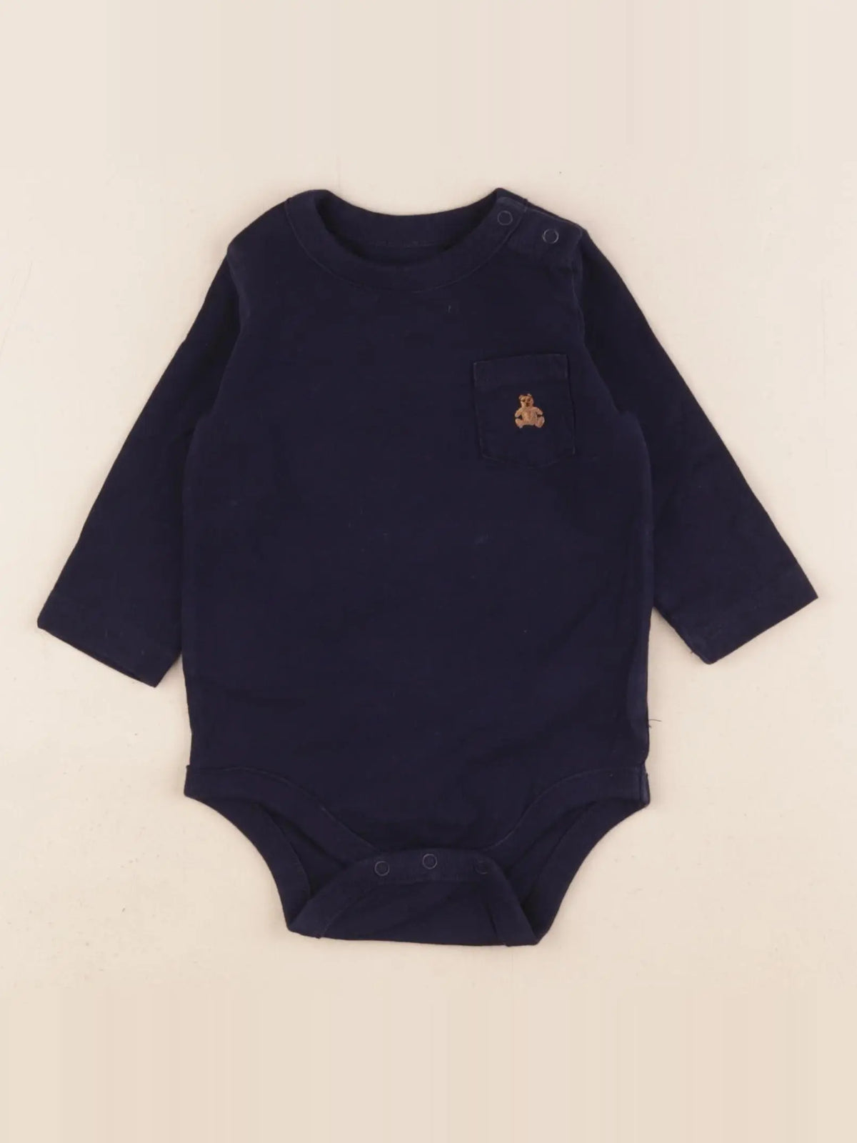 GAP - body bleu - 3/6 mois