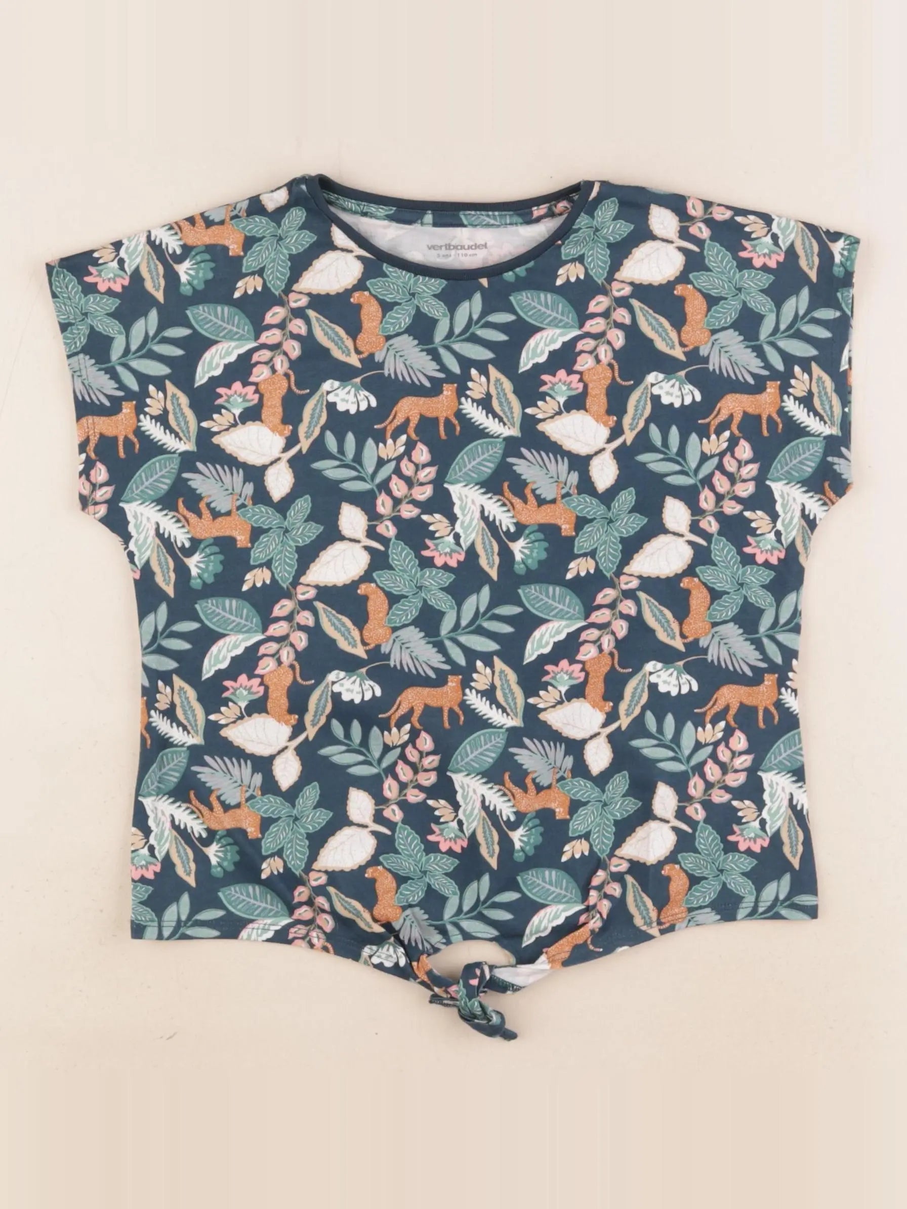 Vertbaudet - tee-shirt multicolore - 5 ans