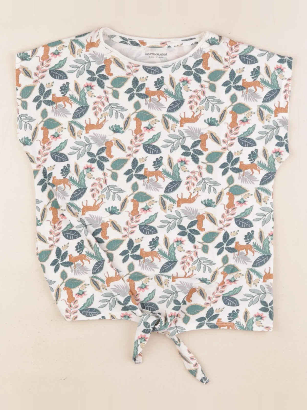 Vertbaudet - tee-shirt multicolore - 6 ans