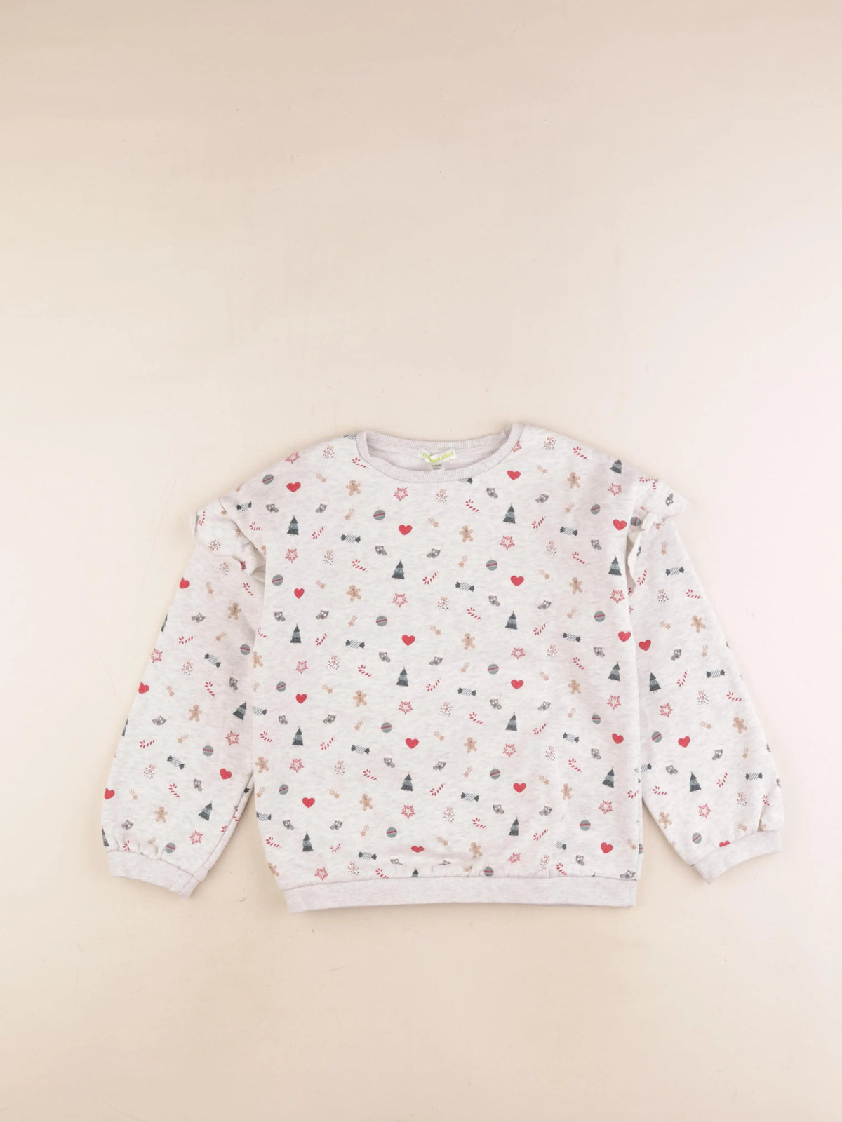 Vertbaudet - sweat gris - 8 ans