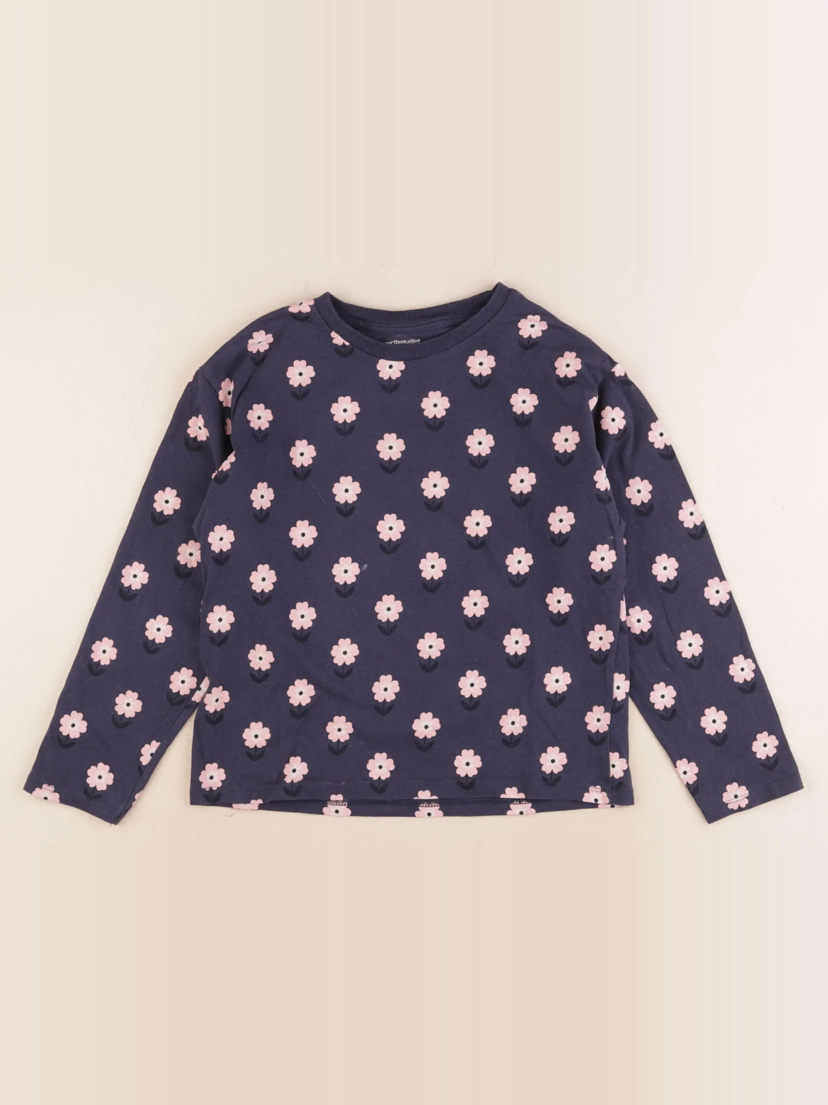 Vertbaudet - tee-shirt bleu - 8 ans