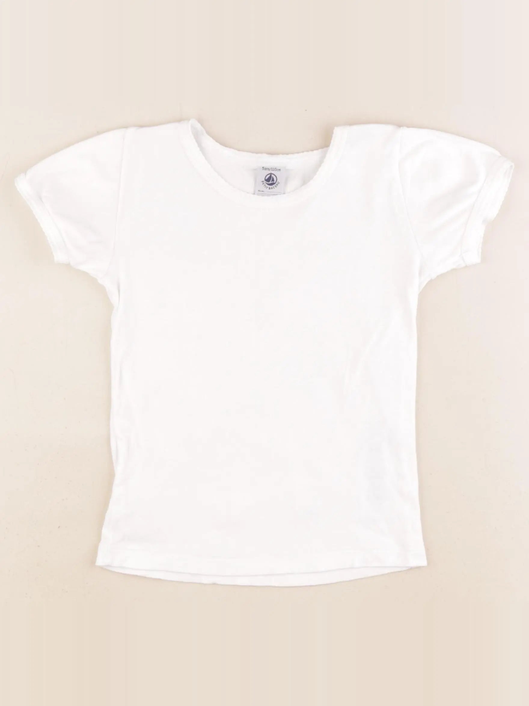 Petit Bateau - maillot de corps blanc - 5 ans